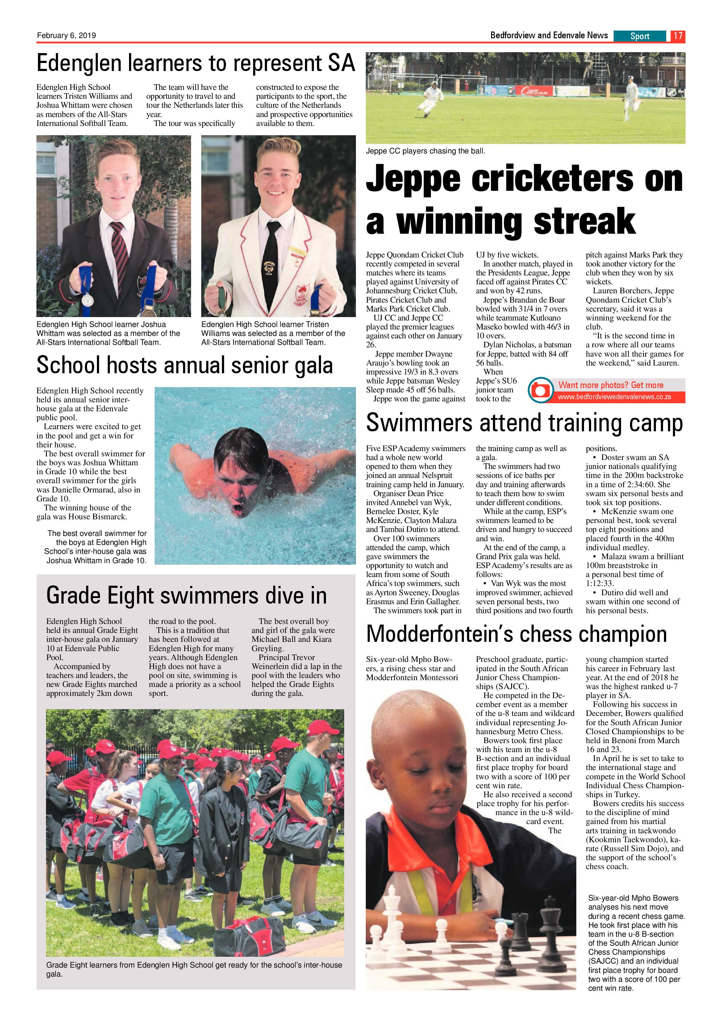 Bedfordview and Edenvale News 06 February 2019 page 17