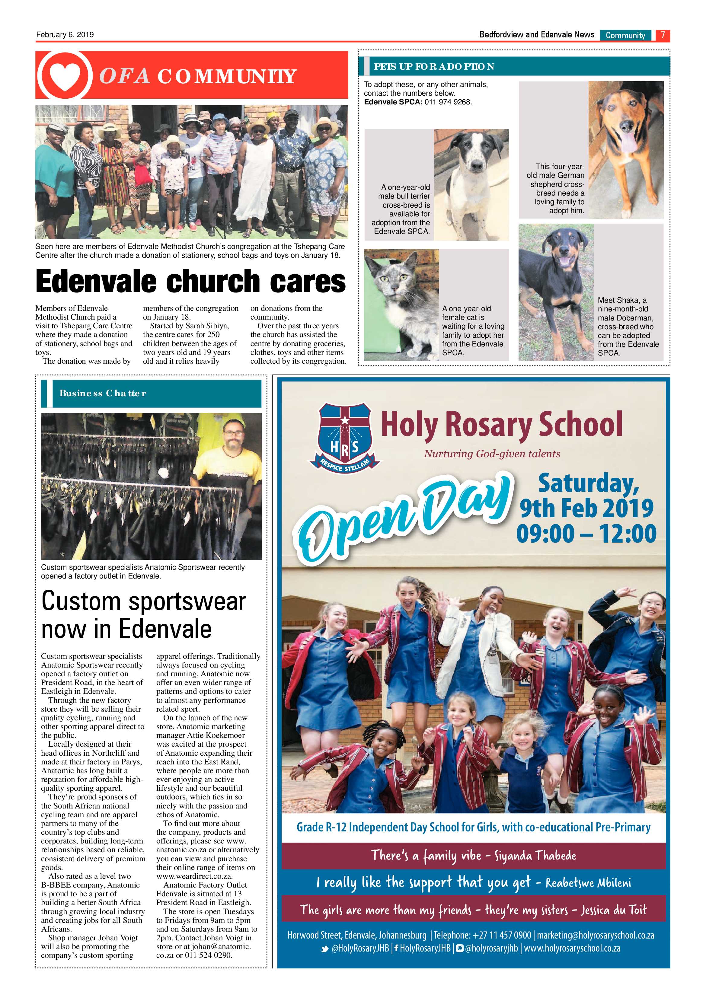 Bedfordview and Edenvale News 06 February 2019 page 7