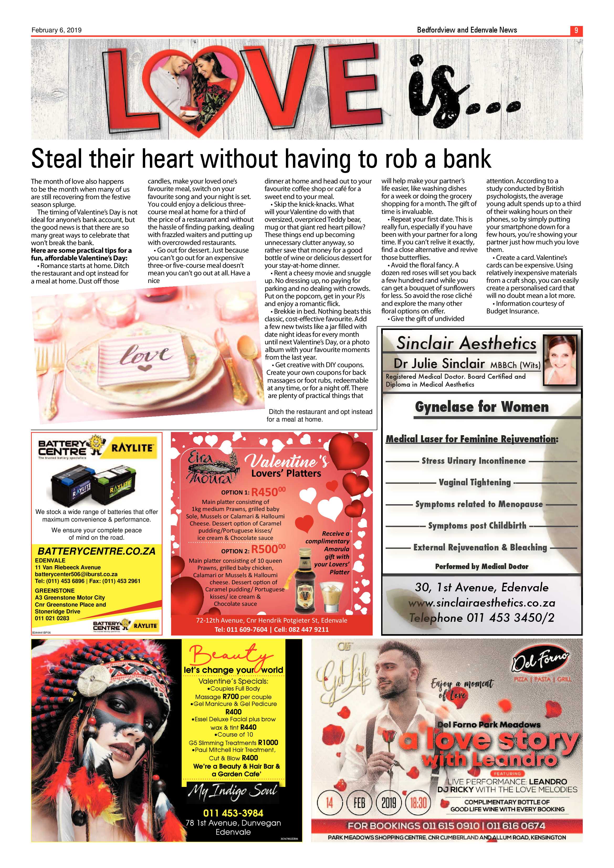 Bedfordview and Edenvale News 06 February 2019 page 9