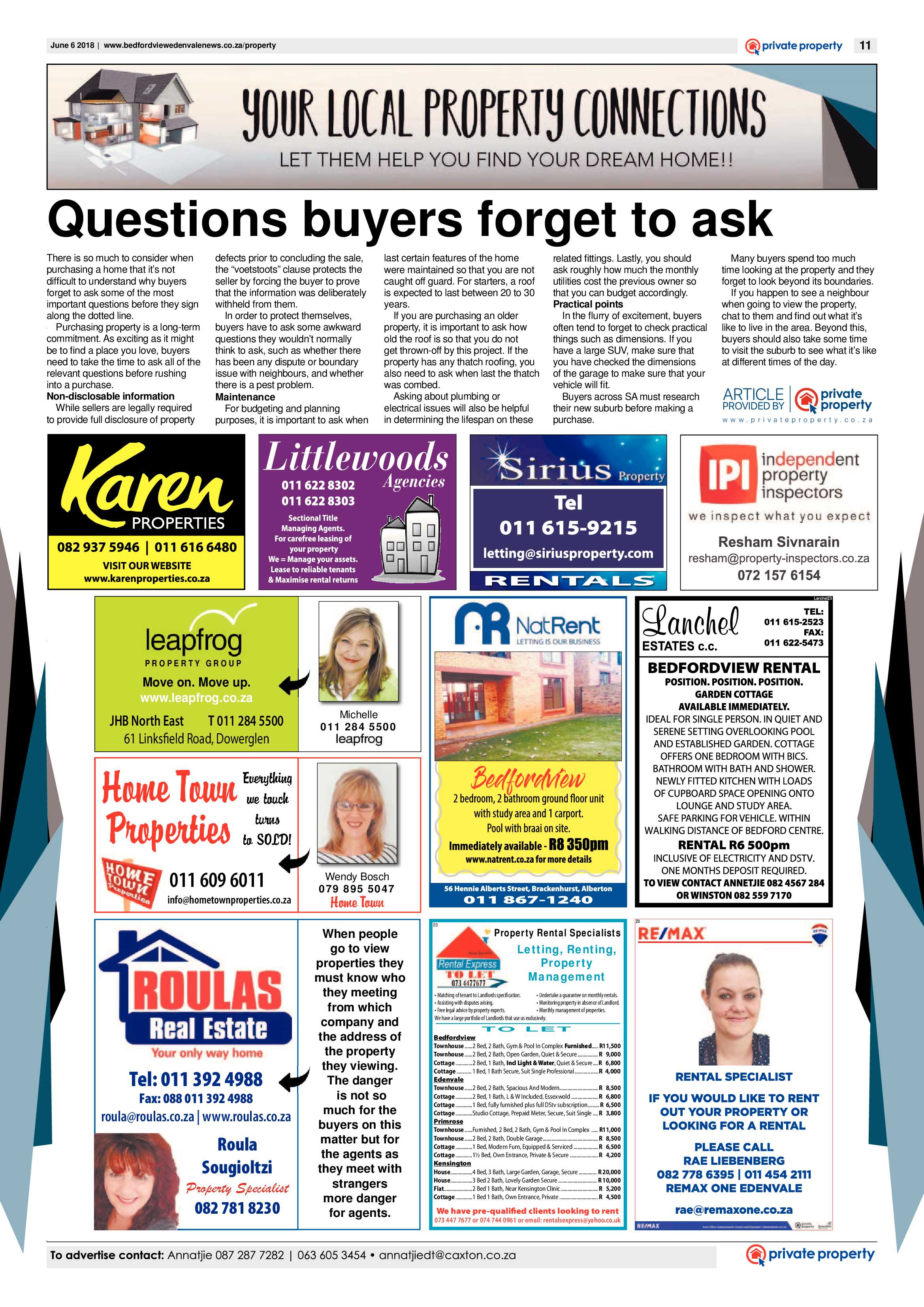 Bedfordview and Edenvale News 06 June 2018 page 11