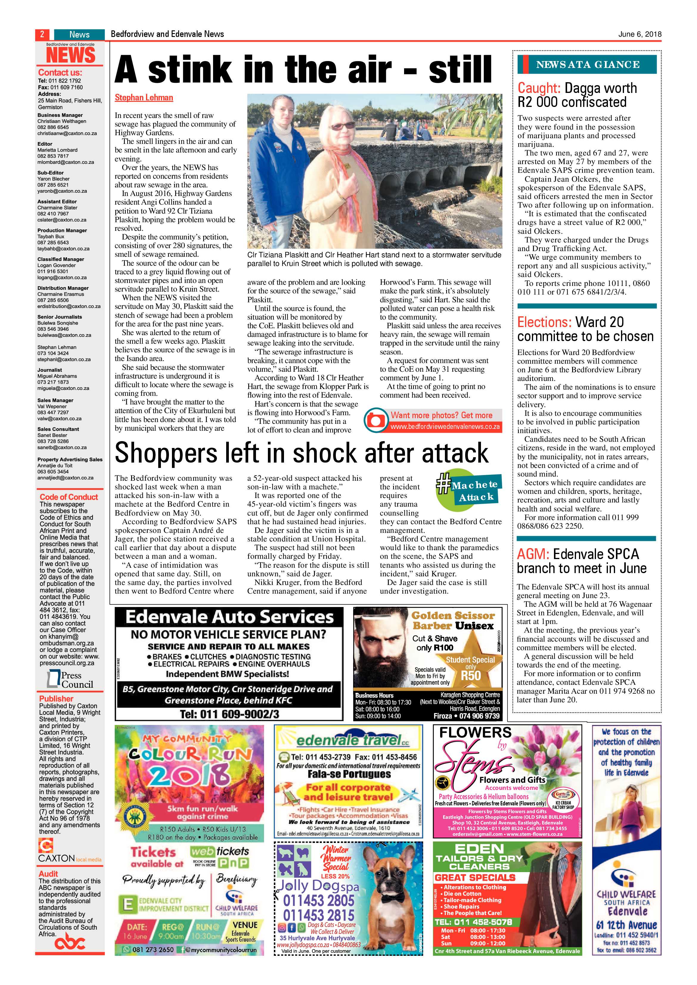 Bedfordview and Edenvale News 06 June 2018 page 2