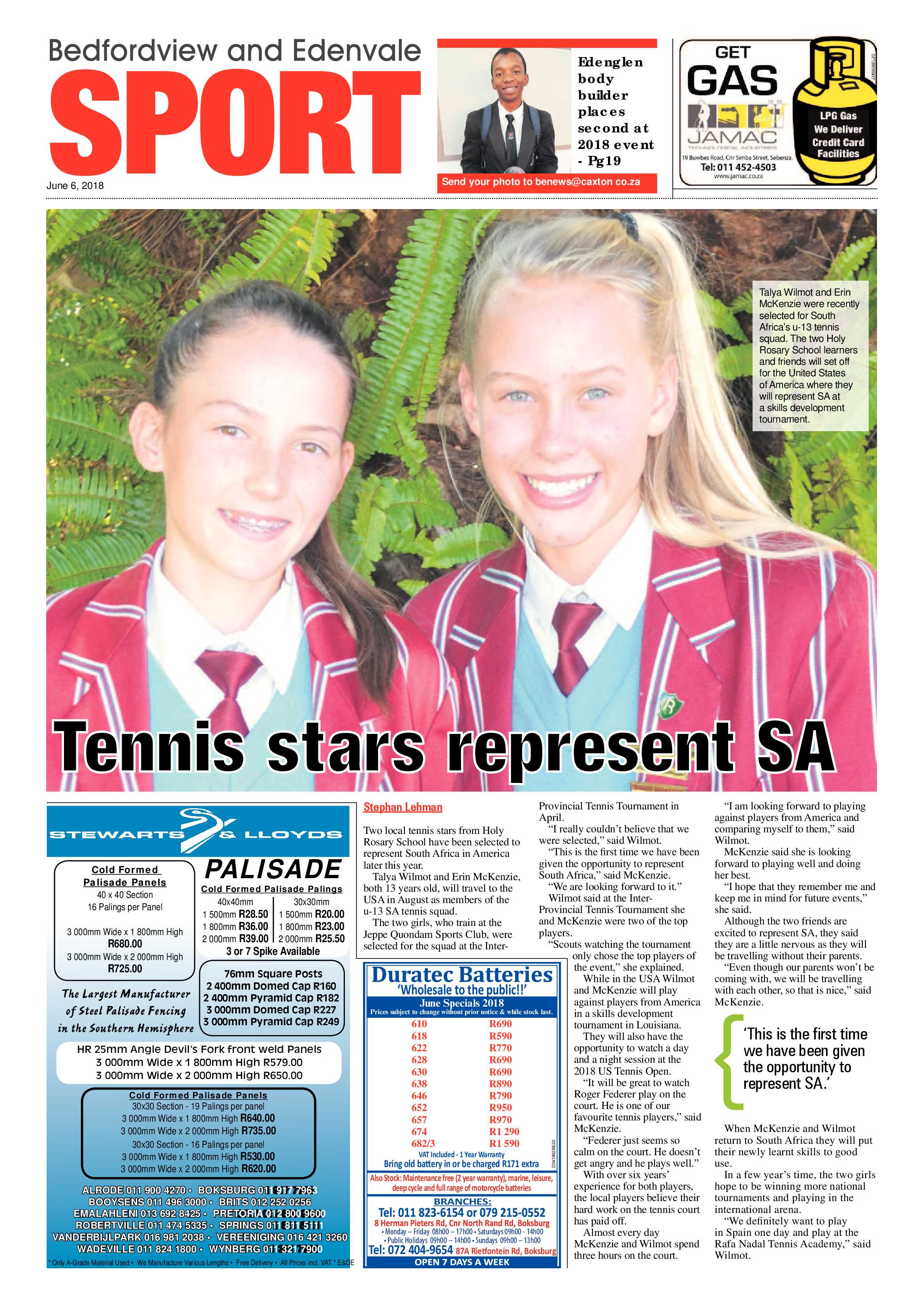Bedfordview and Edenvale News 06 June 2018 page 20