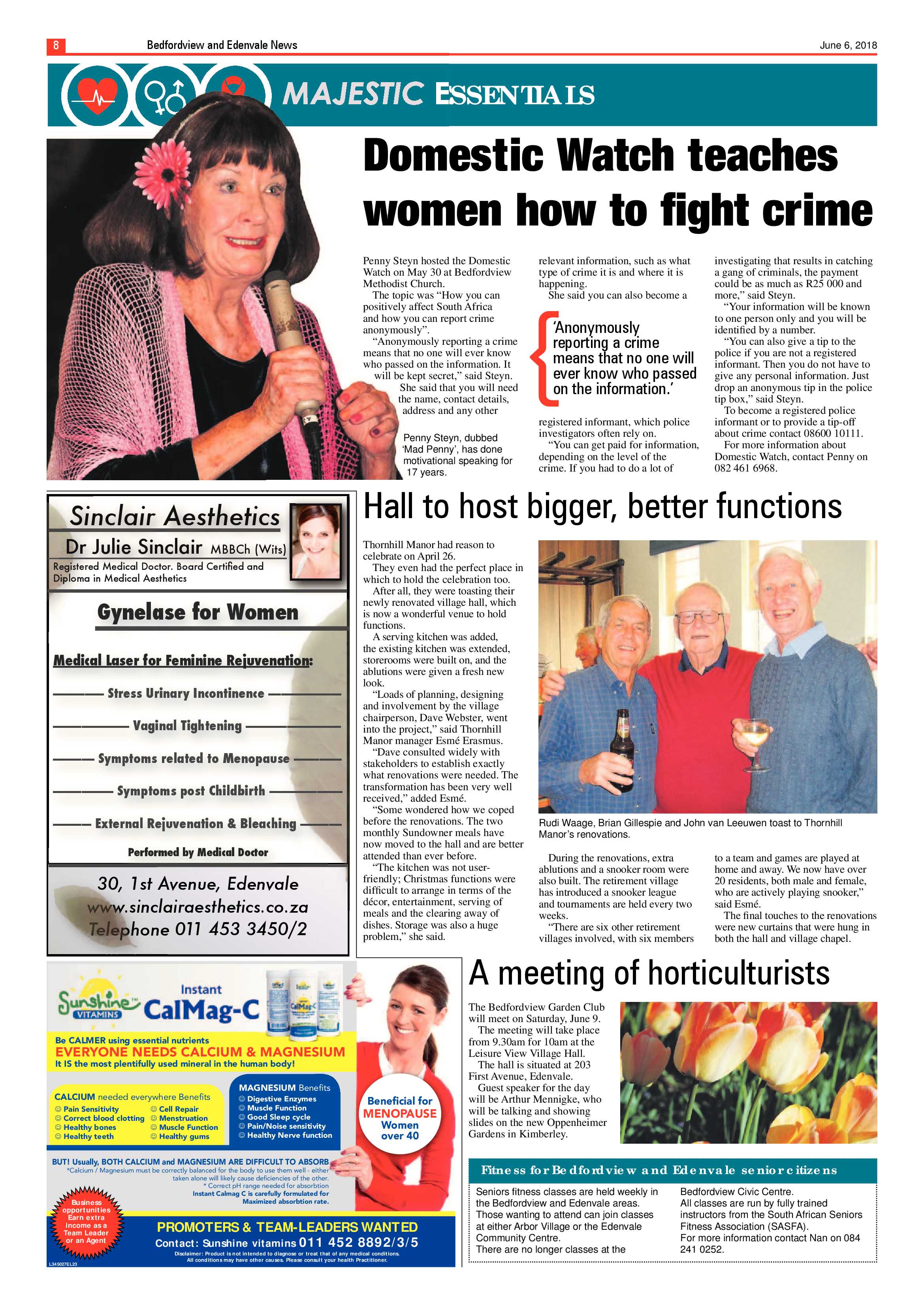 Bedfordview and Edenvale News 06 June 2018 page 8