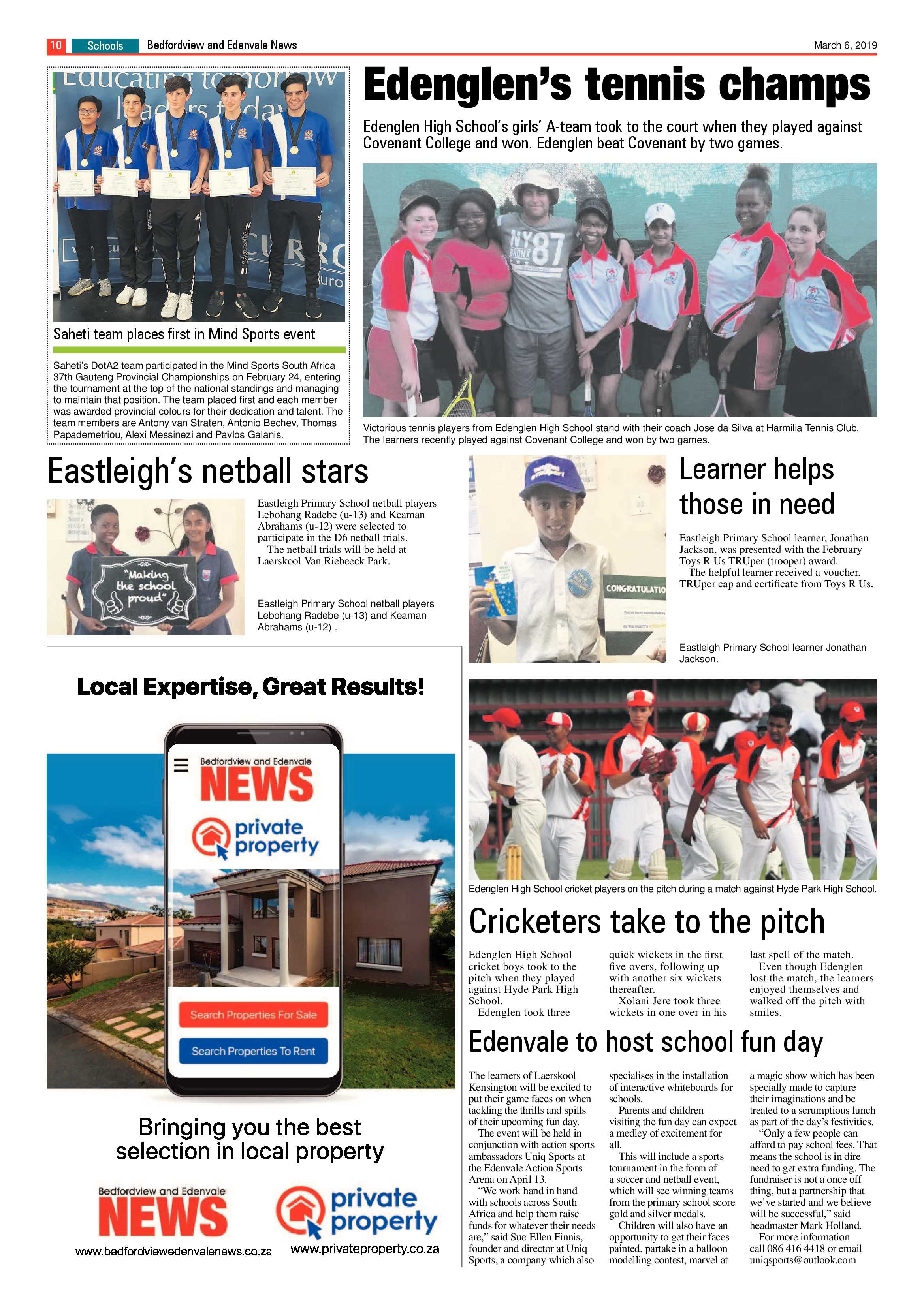 Bedfordview and Edenvale News 06 March 2019 page 10