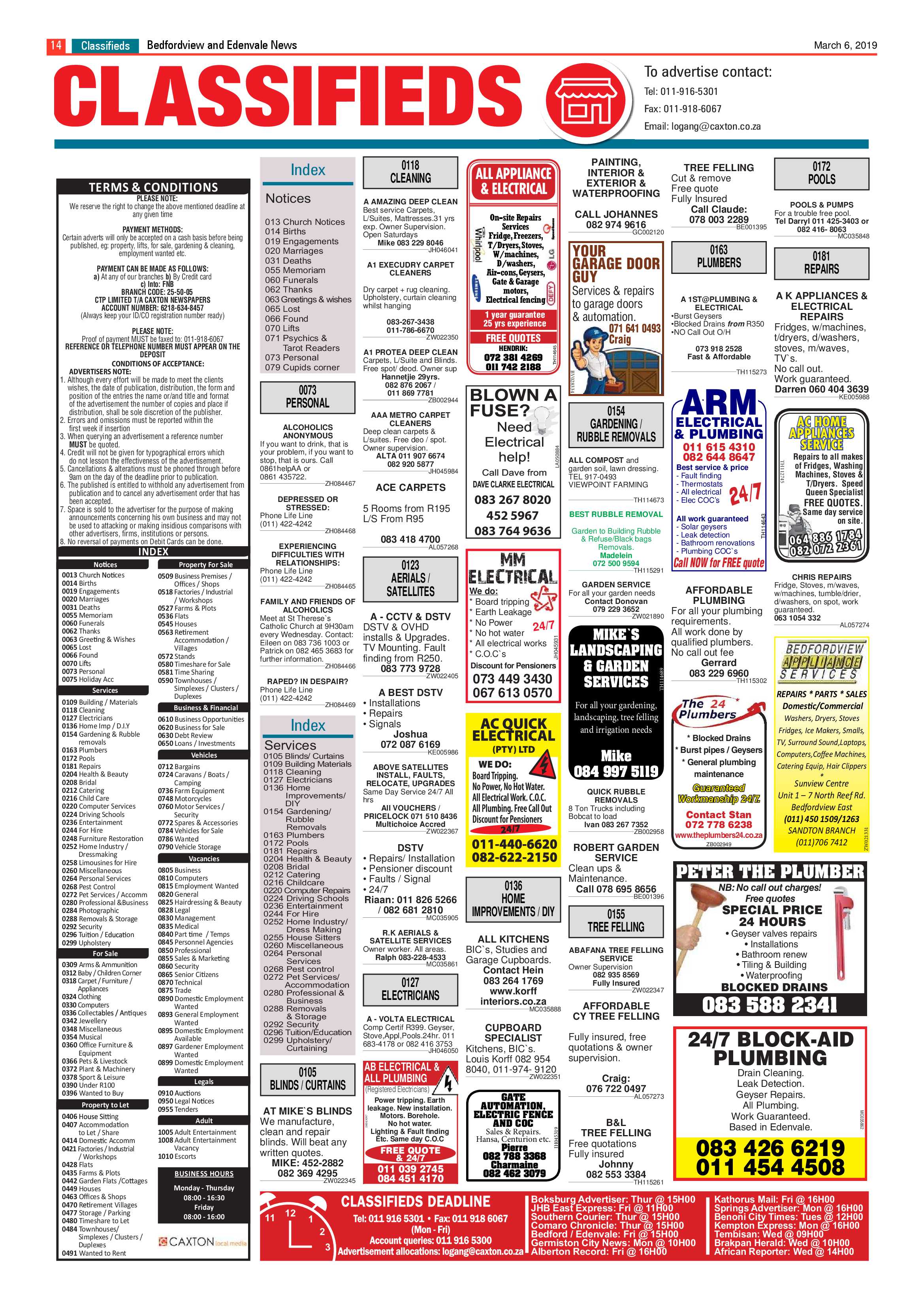 Bedfordview and Edenvale News 06 March 2019 page 14