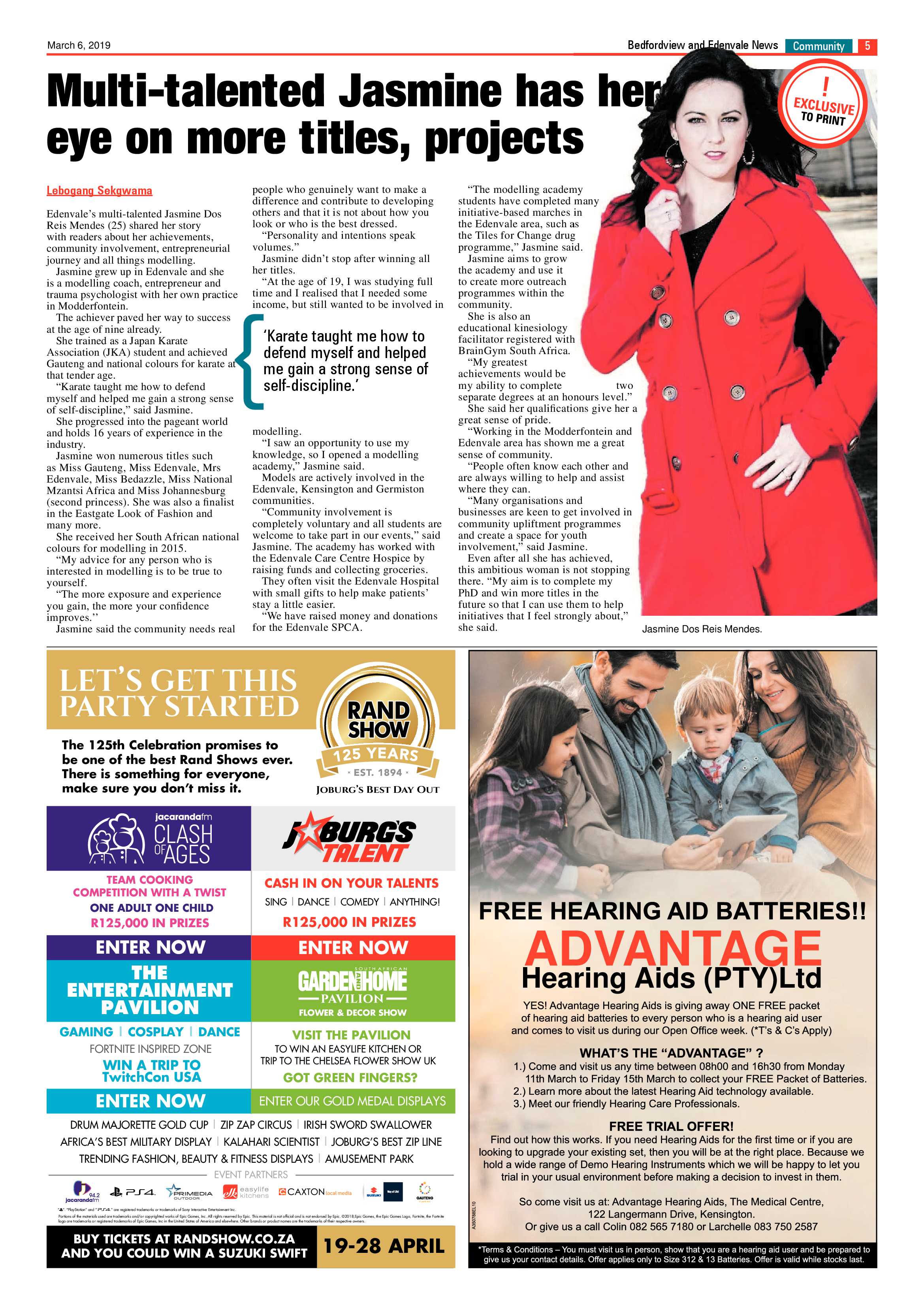 Bedfordview and Edenvale News 06 March 2019 page 5
