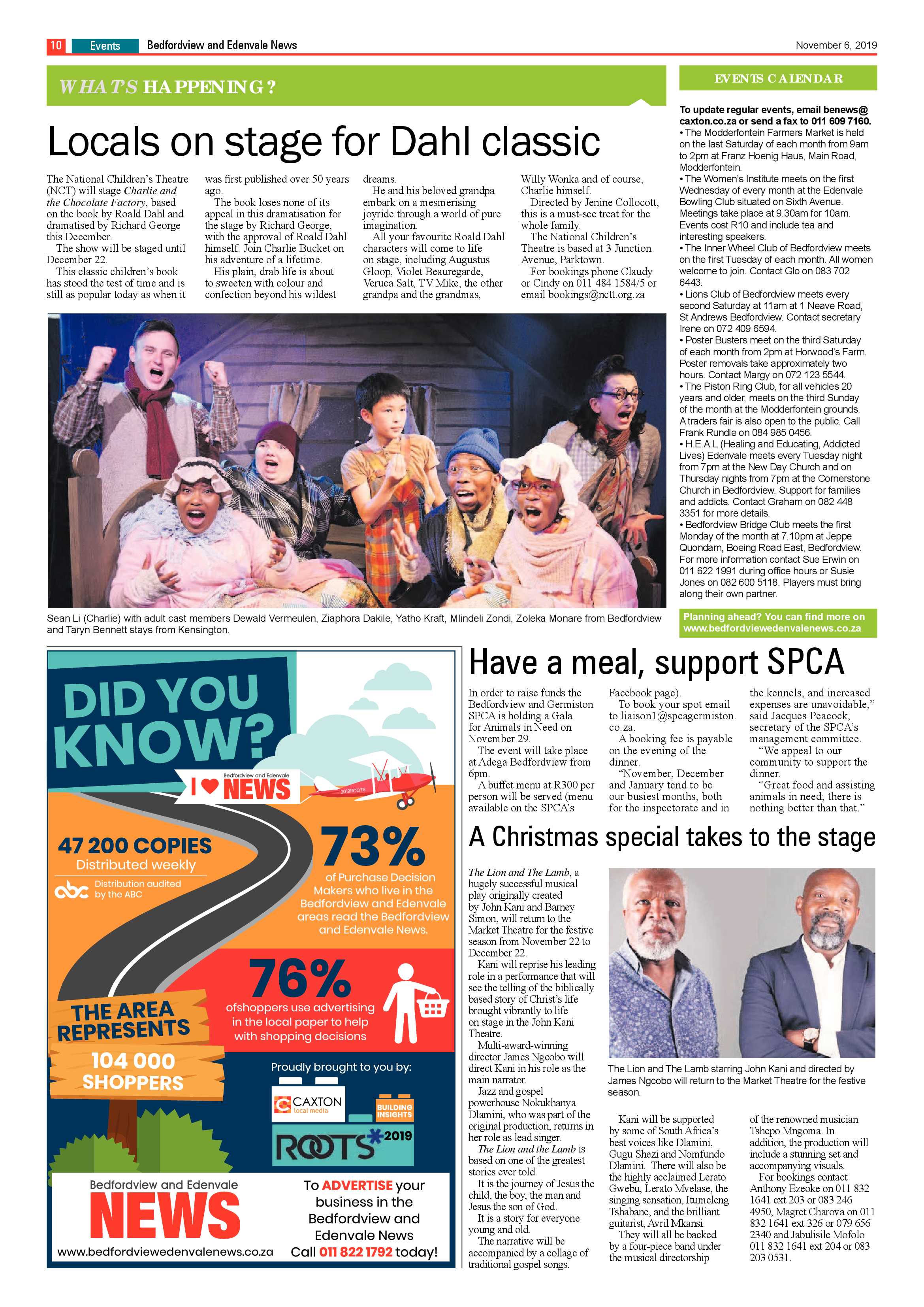 Bedfordview and Edenvale News 06 November 2019 page 10