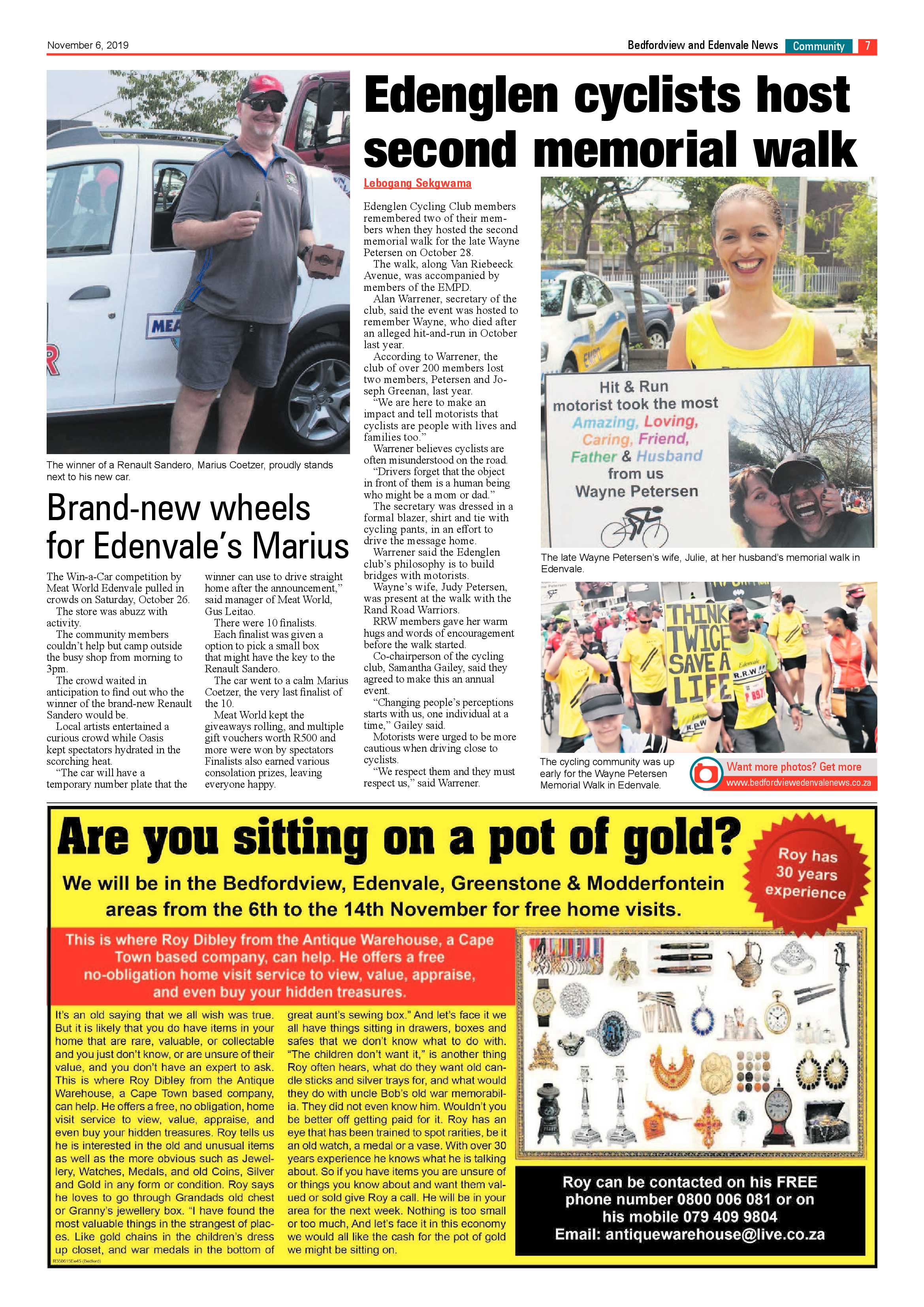 Bedfordview and Edenvale News 06 November 2019 page 7