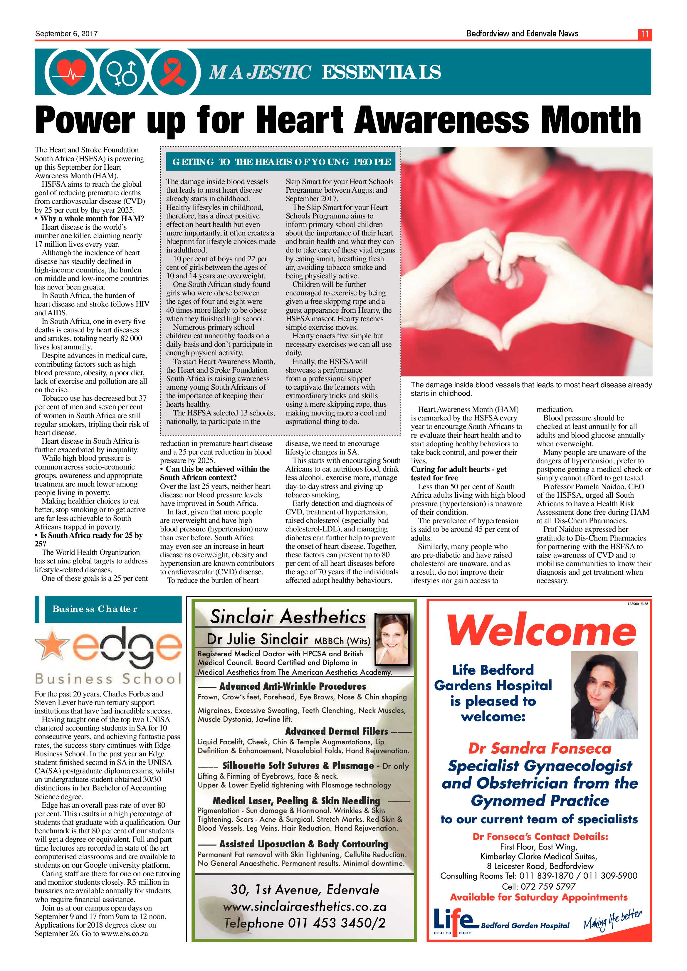 Bedfordview and Edenvale News 06 September 2017 page 11