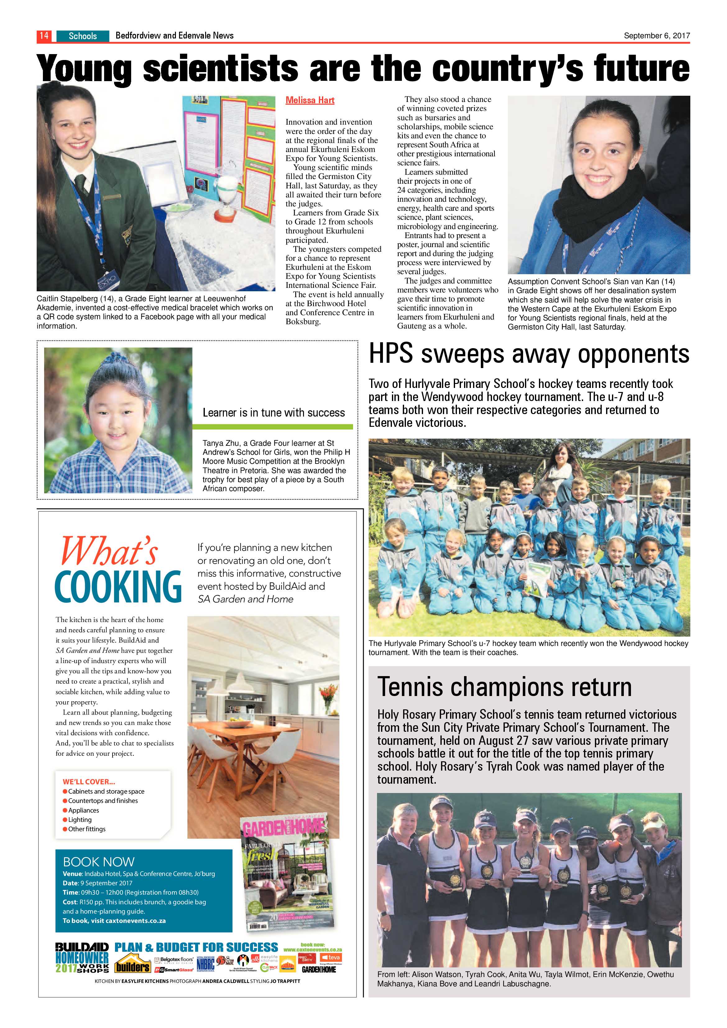 Bedfordview and Edenvale News 06 September 2017 page 14