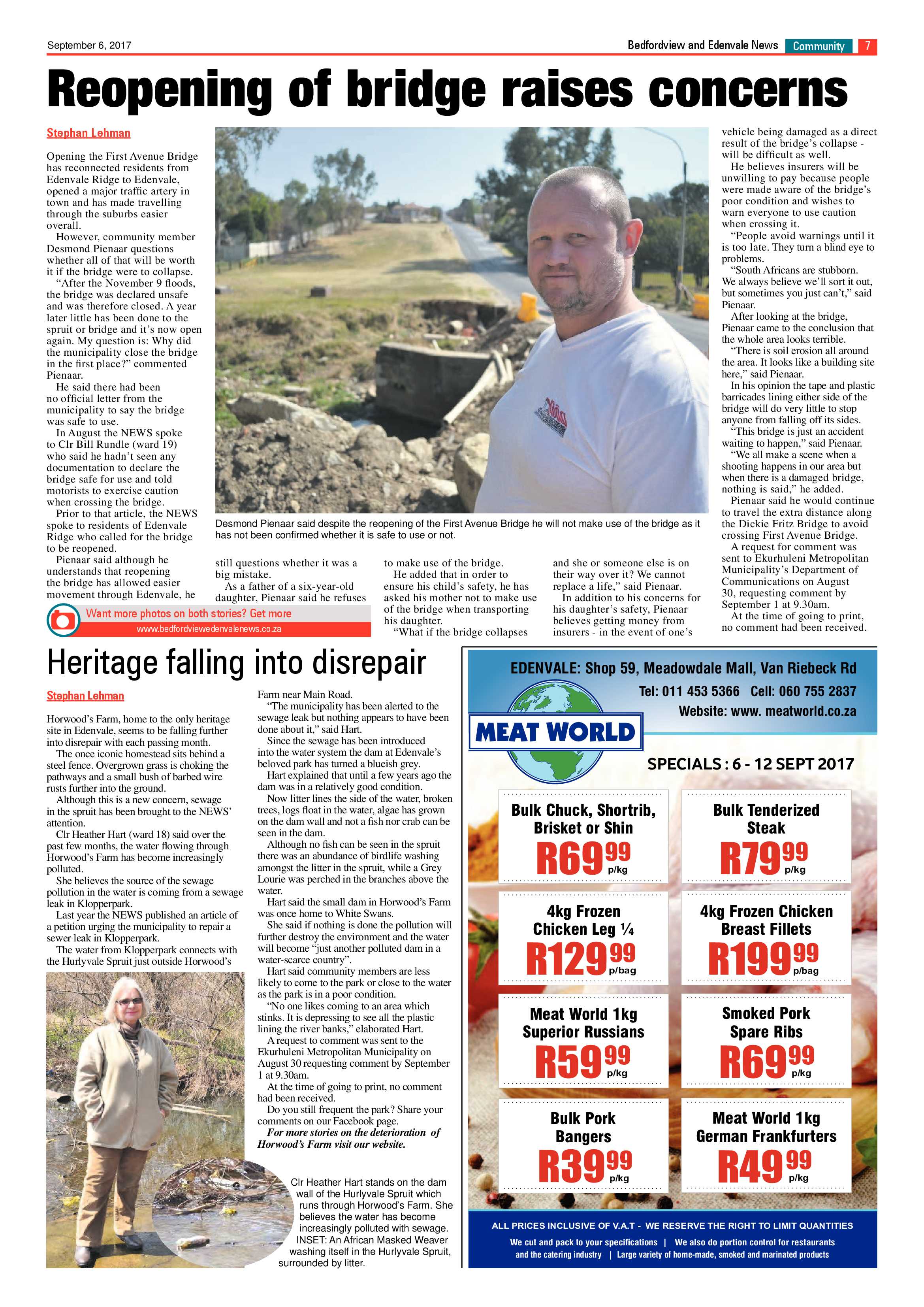 Bedfordview and Edenvale News 06 September 2017 page 7