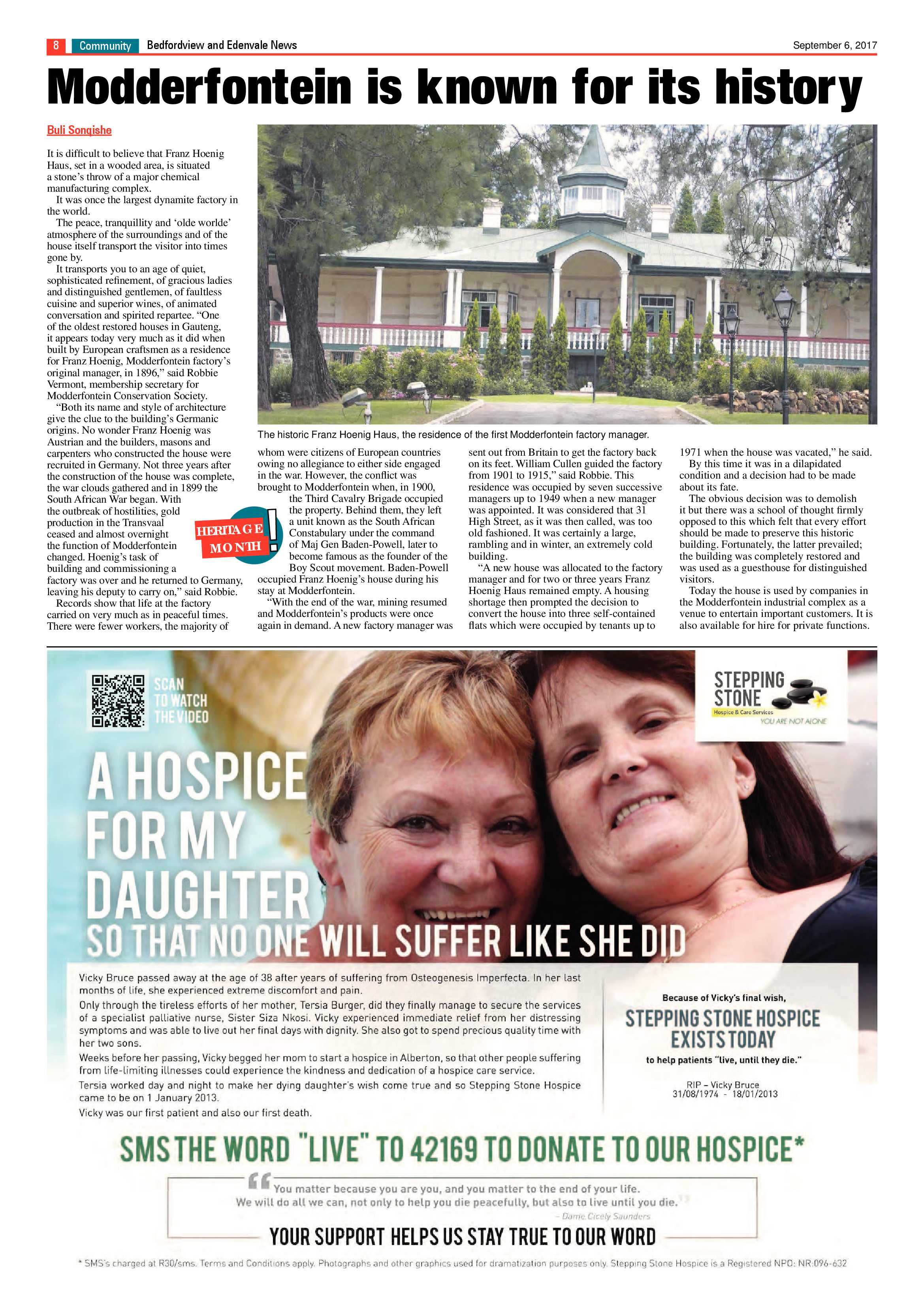 Bedfordview and Edenvale News 06 September 2017 page 8
