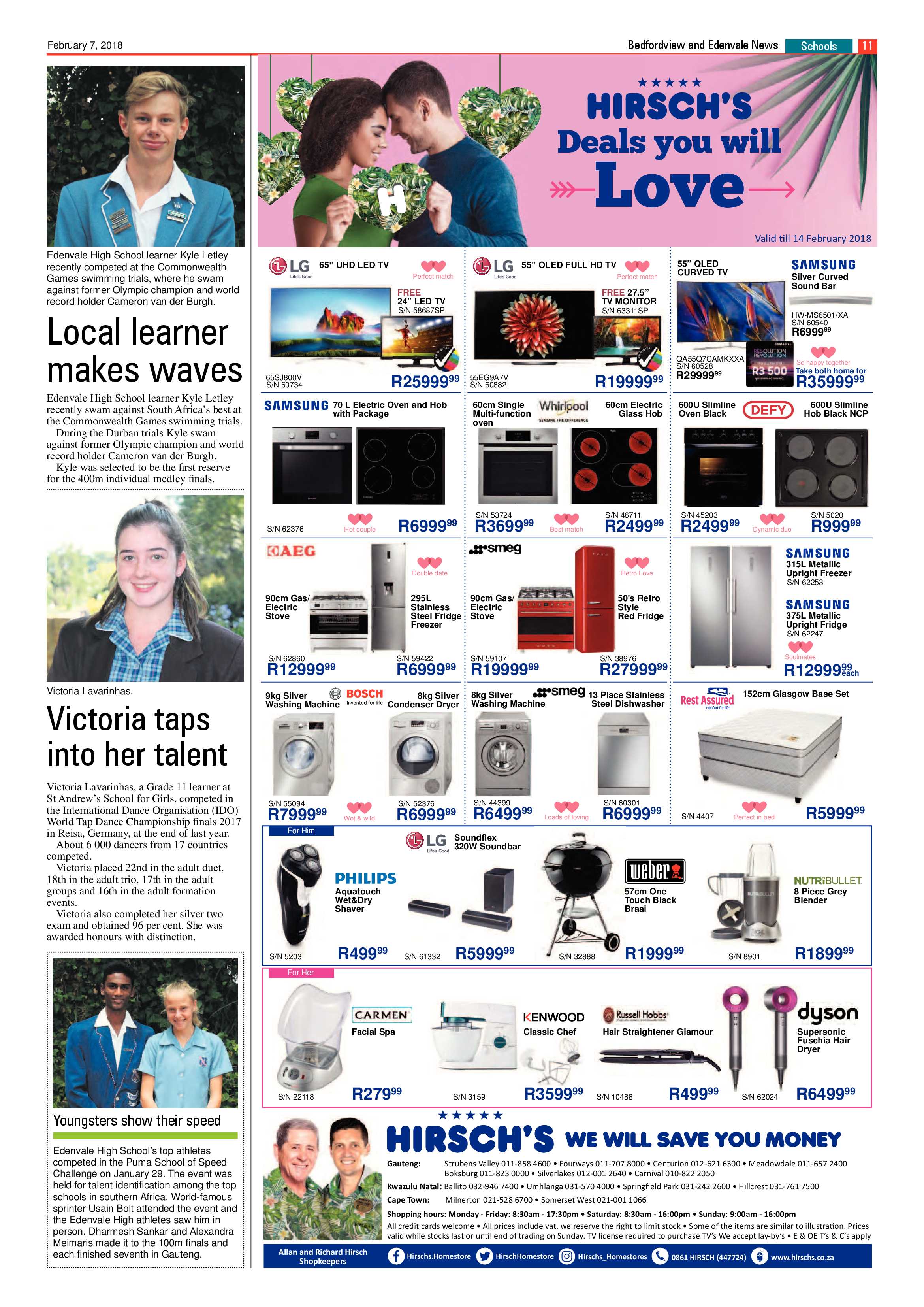 Bedfordview and Edenvale News 07 February 2018 page 11