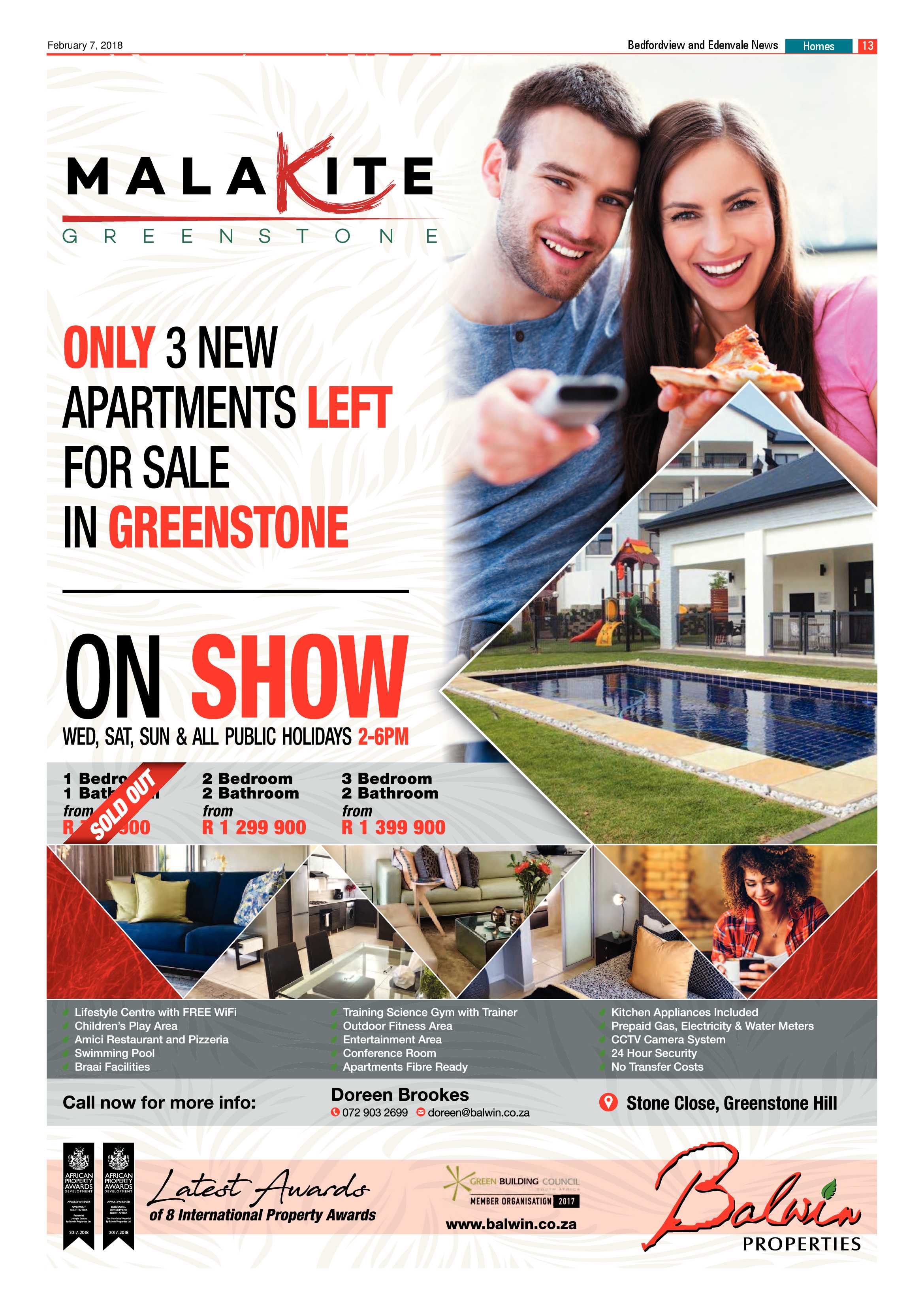Bedfordview and Edenvale News 07 February 2018 page 13