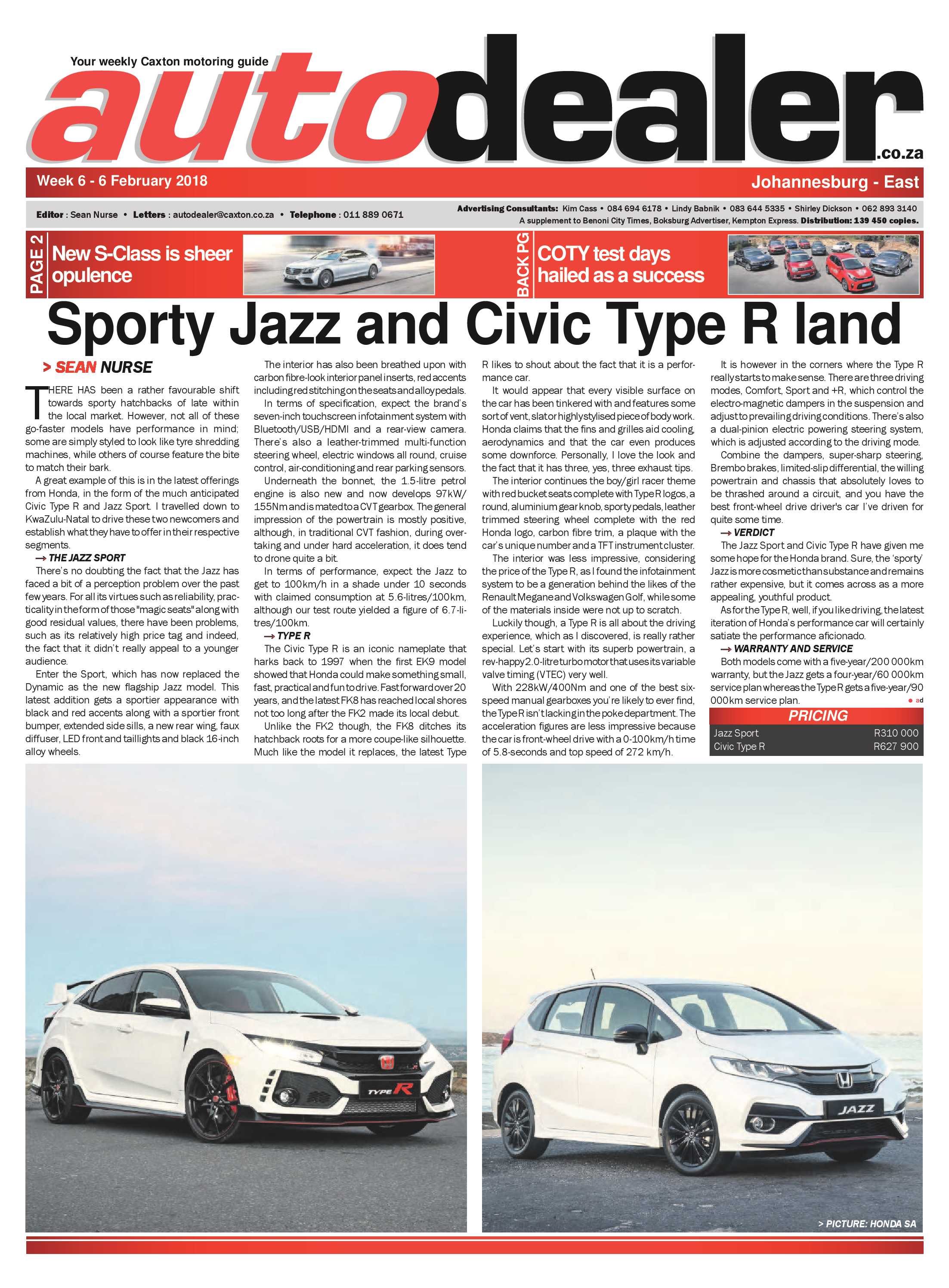 Bedfordview and Edenvale News 07 February 2018 page 21