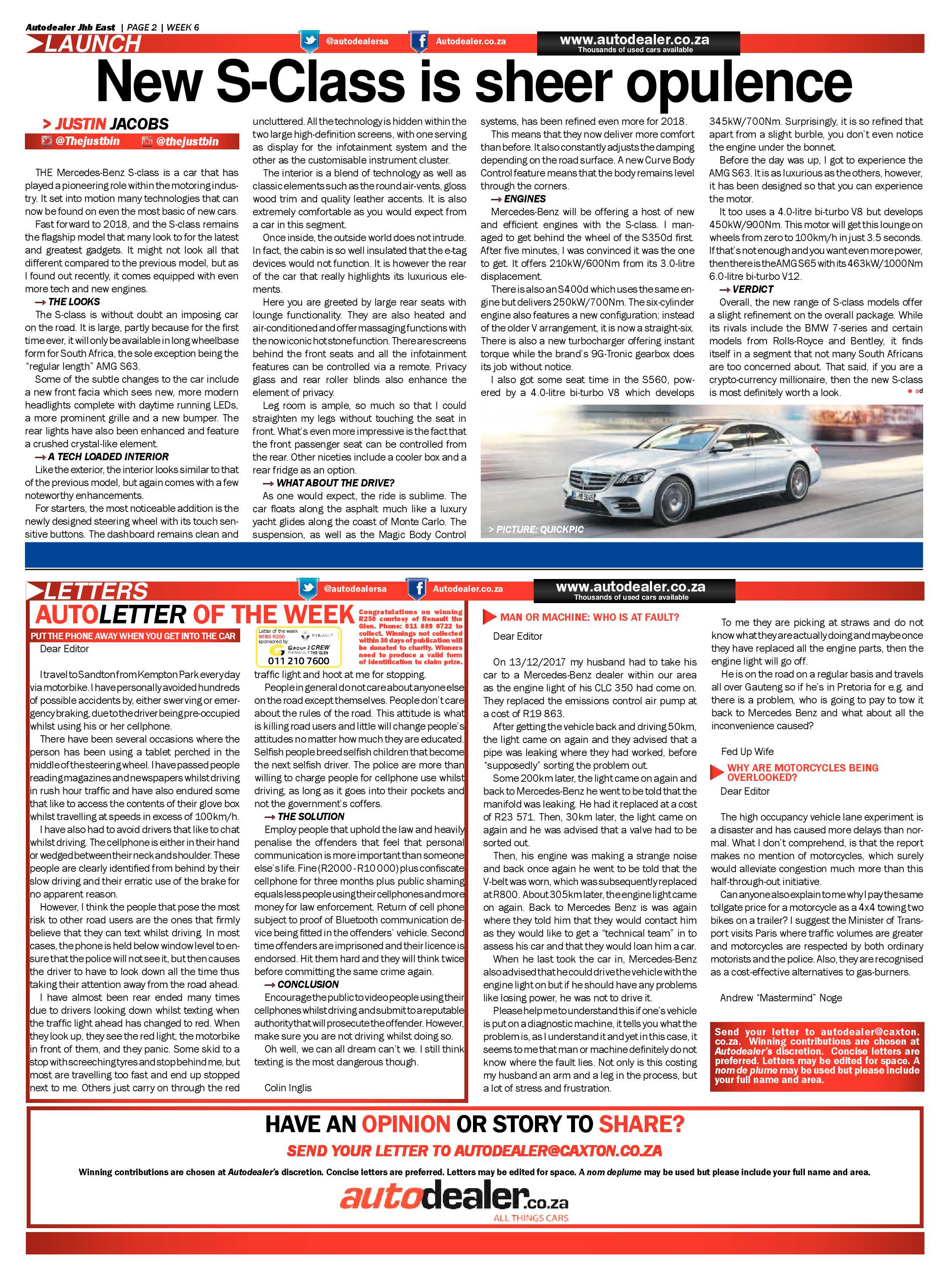 Bedfordview and Edenvale News 07 February 2018 page 22