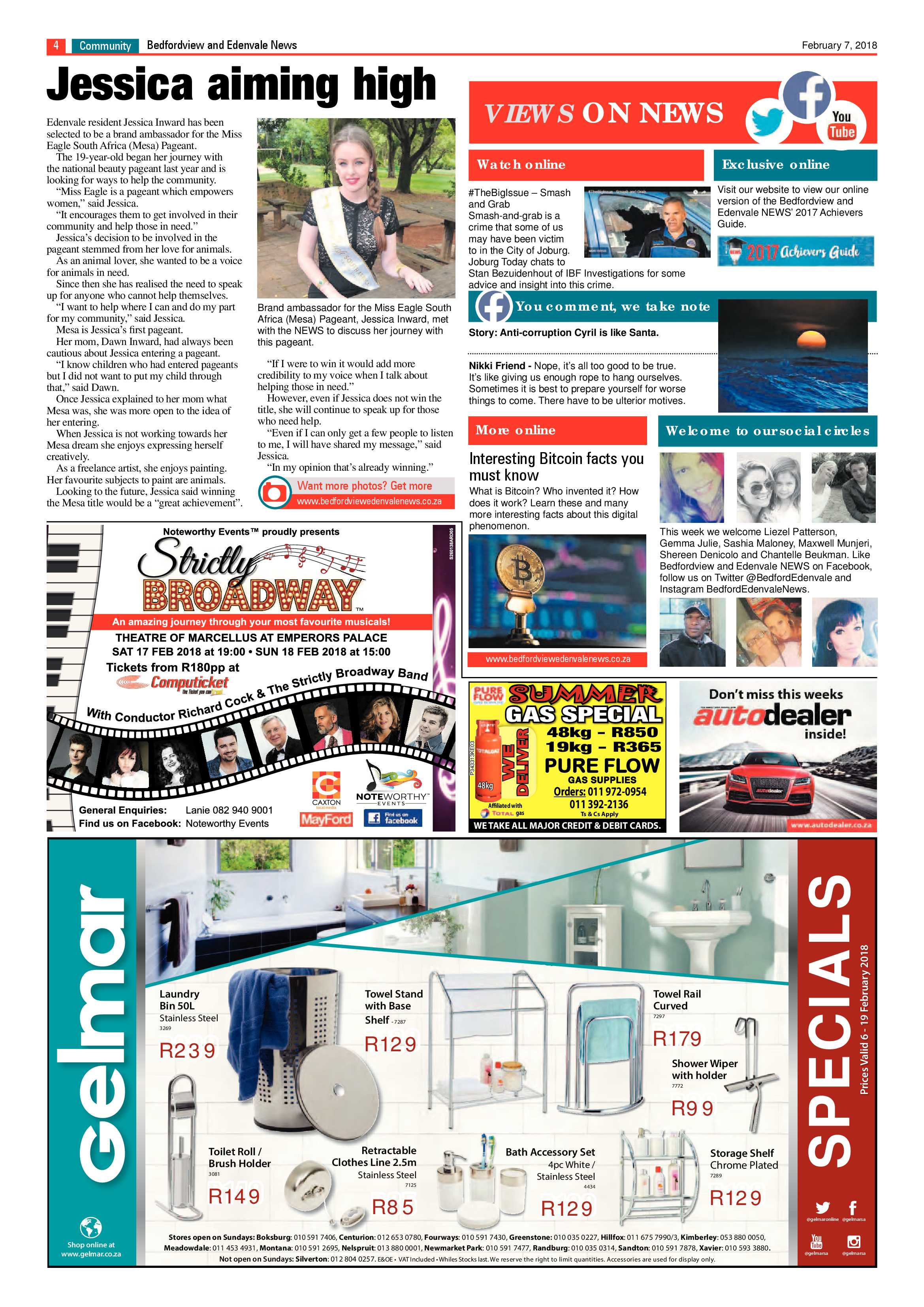 Bedfordview and Edenvale News 07 February 2018 page 4
