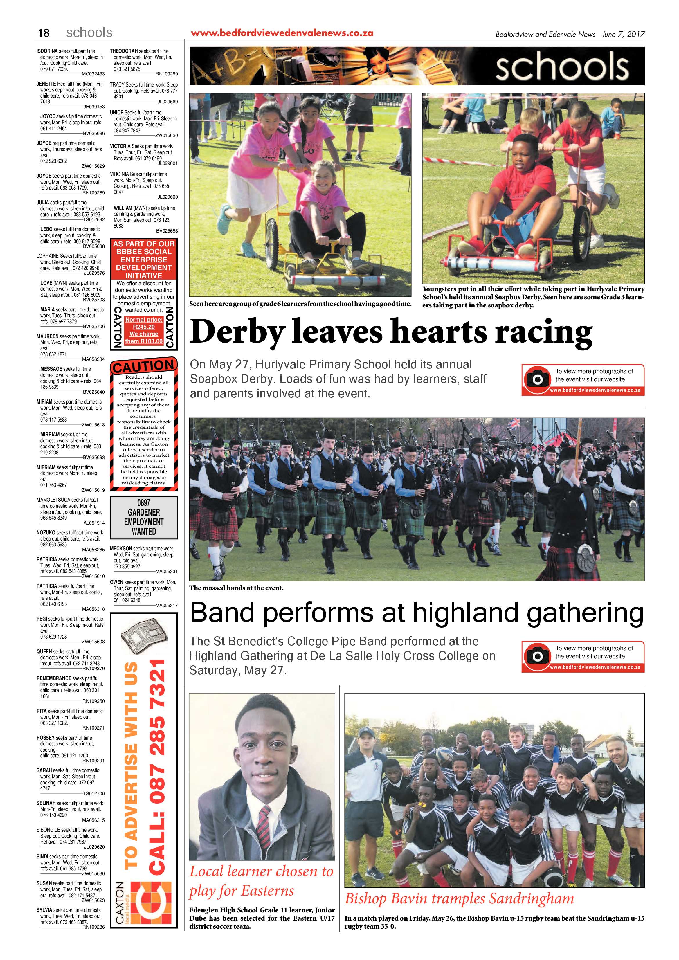 Bedfordview and Edenvale News 07 June 2017 page 18