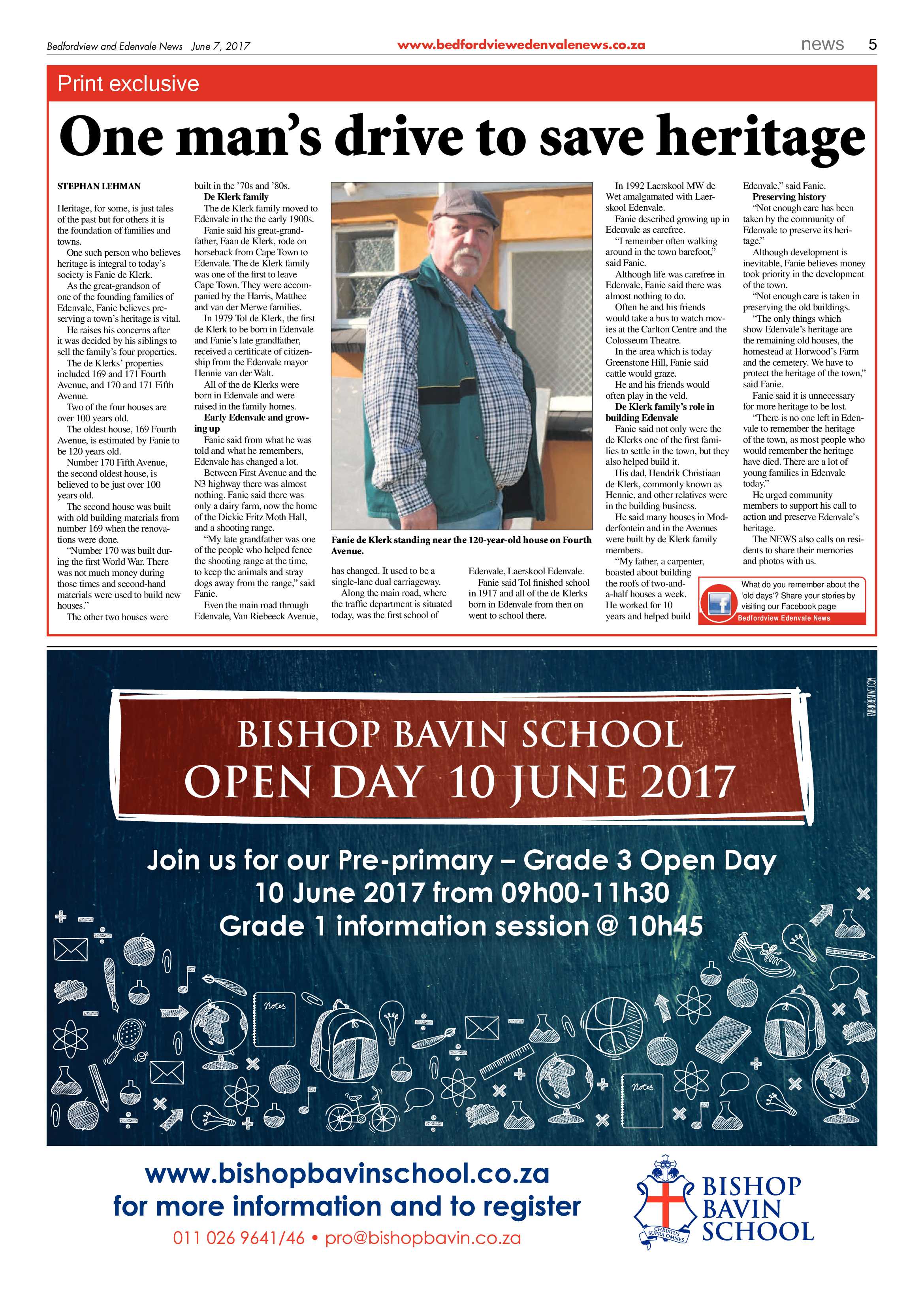 Bedfordview and Edenvale News 07 June 2017 page 5