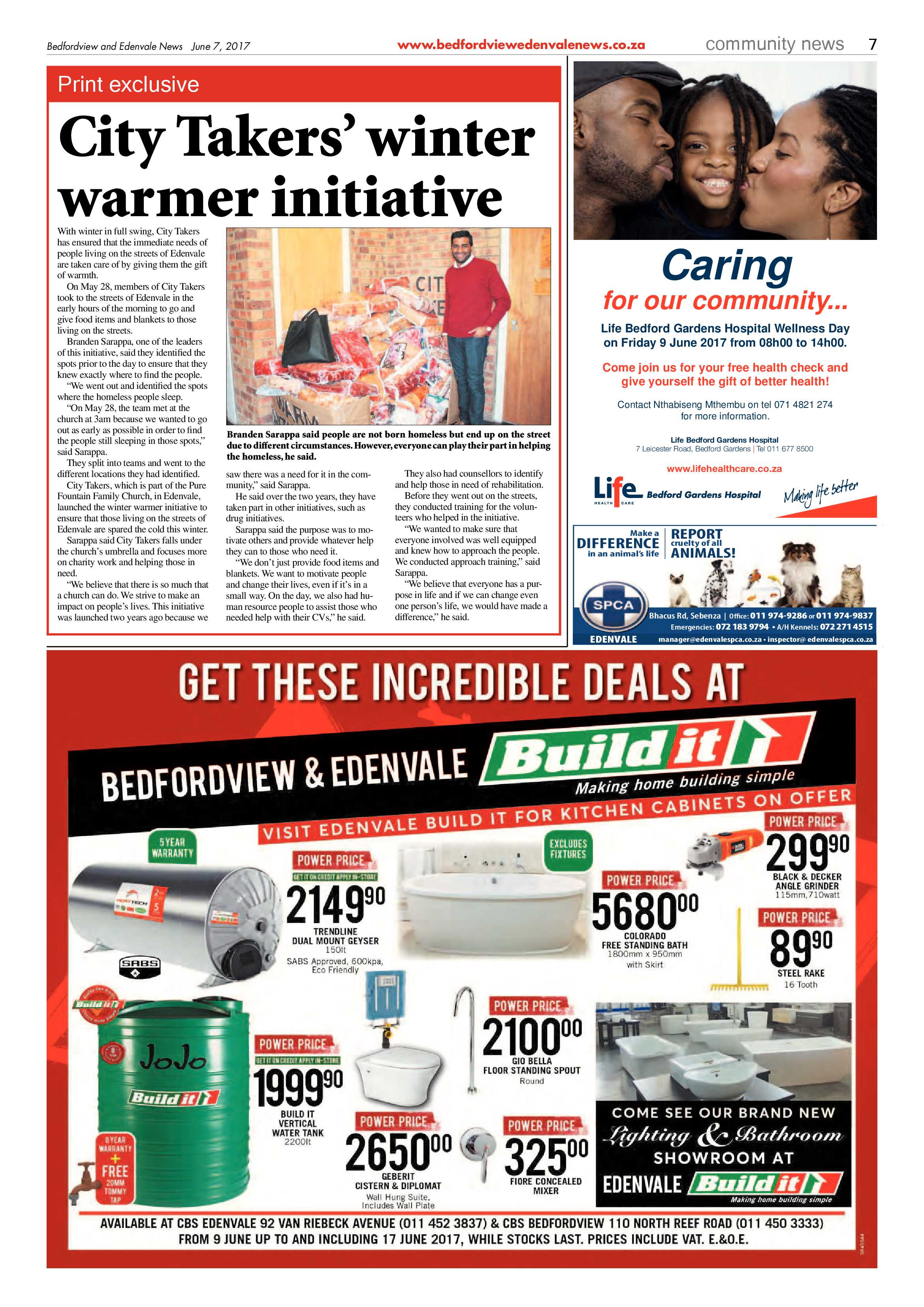 Bedfordview and Edenvale News 07 June 2017 page 7