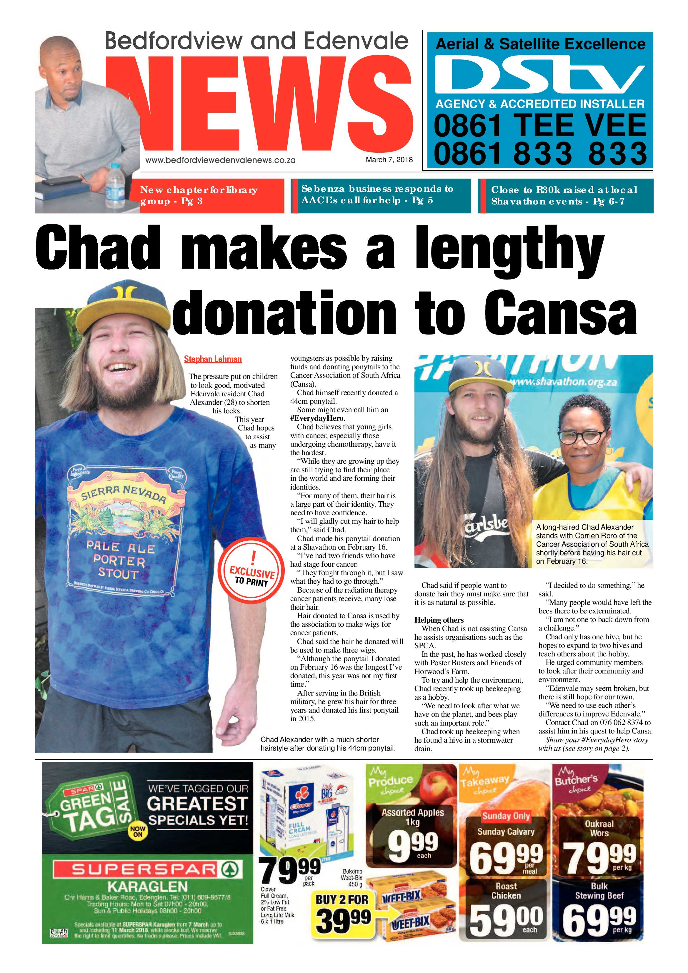 Bedfordview and Edenvale News 07 March 2018 page 1