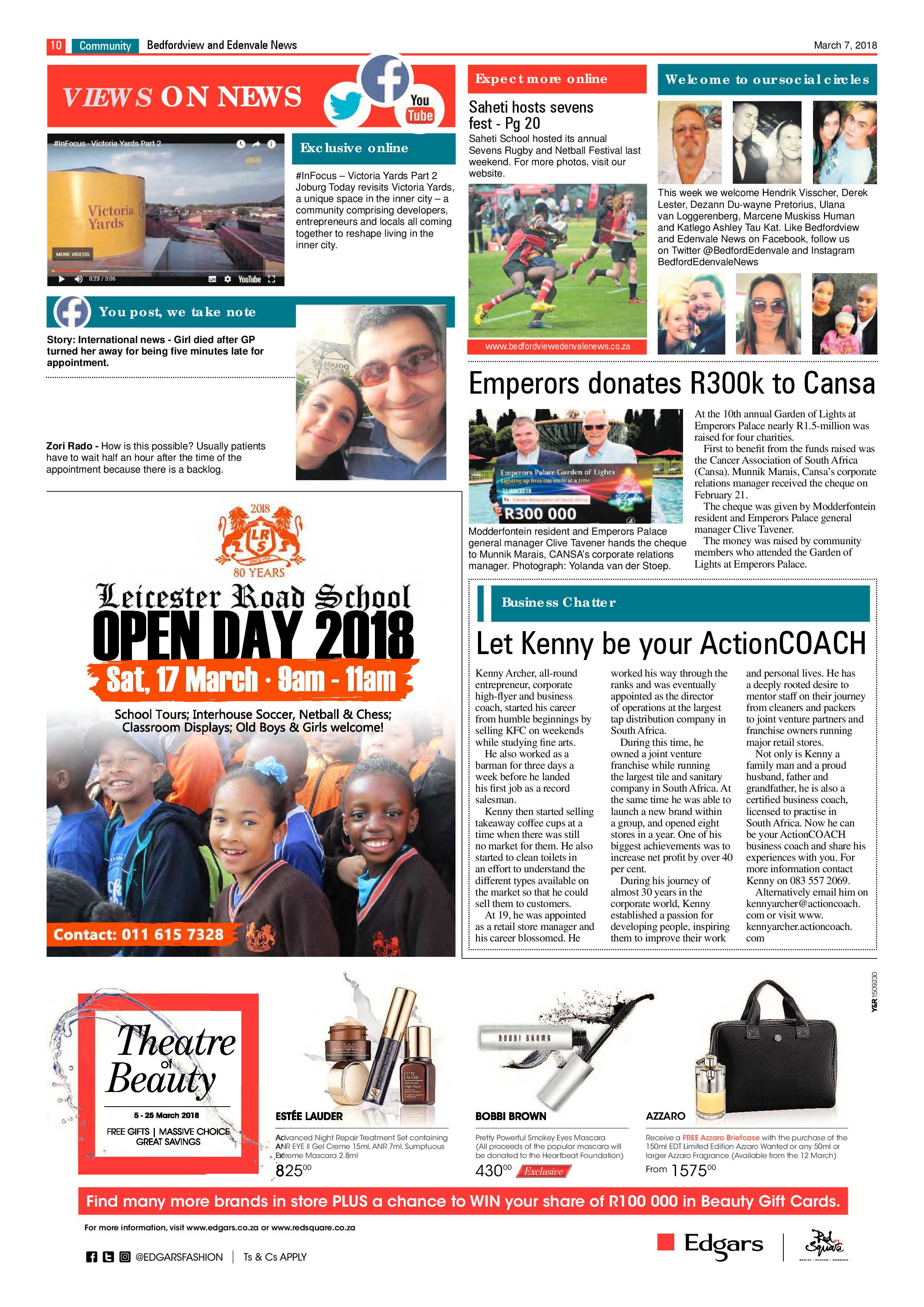 Bedfordview and Edenvale News 07 March 2018 page 10