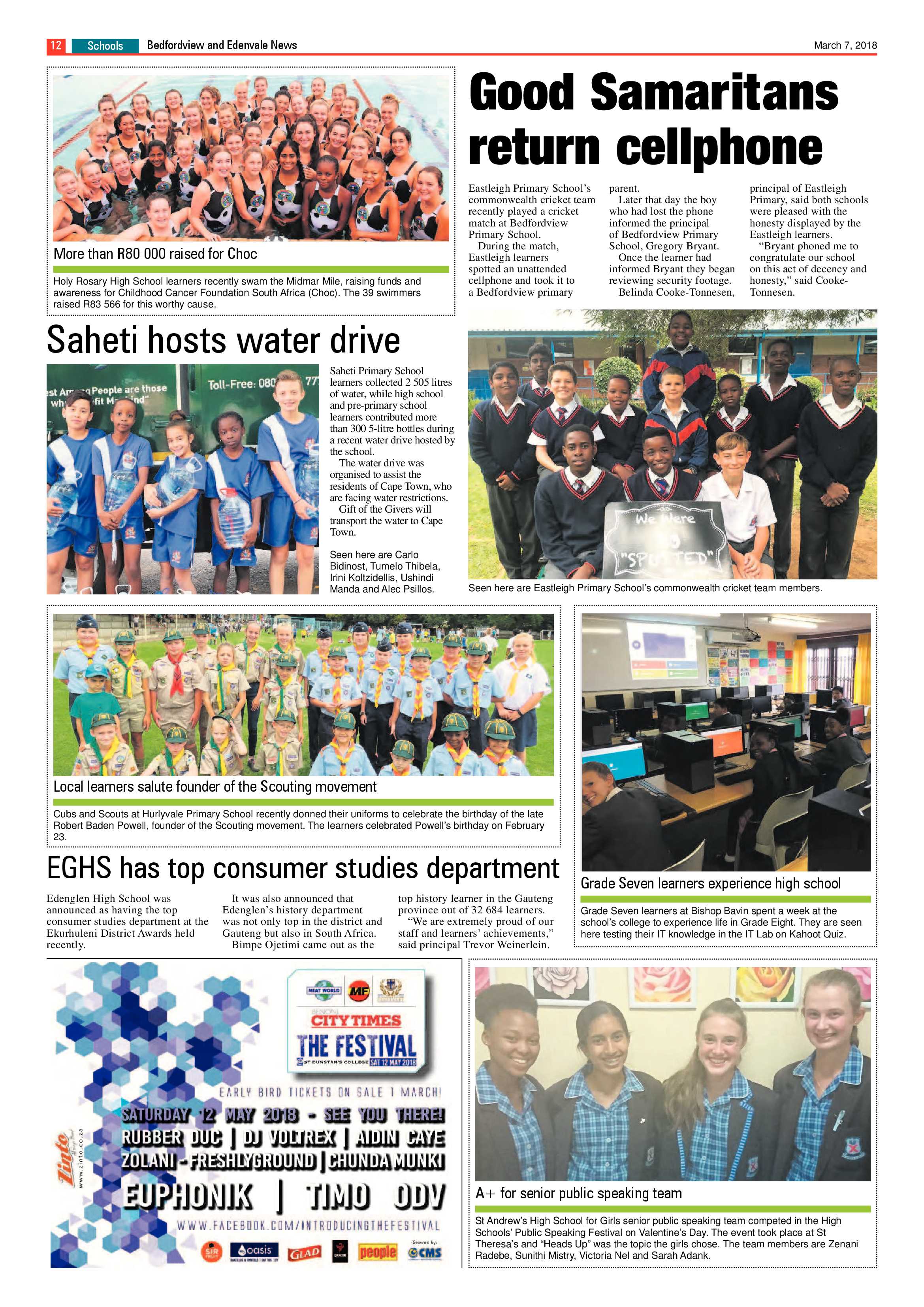 Bedfordview and Edenvale News 07 March 2018 page 12