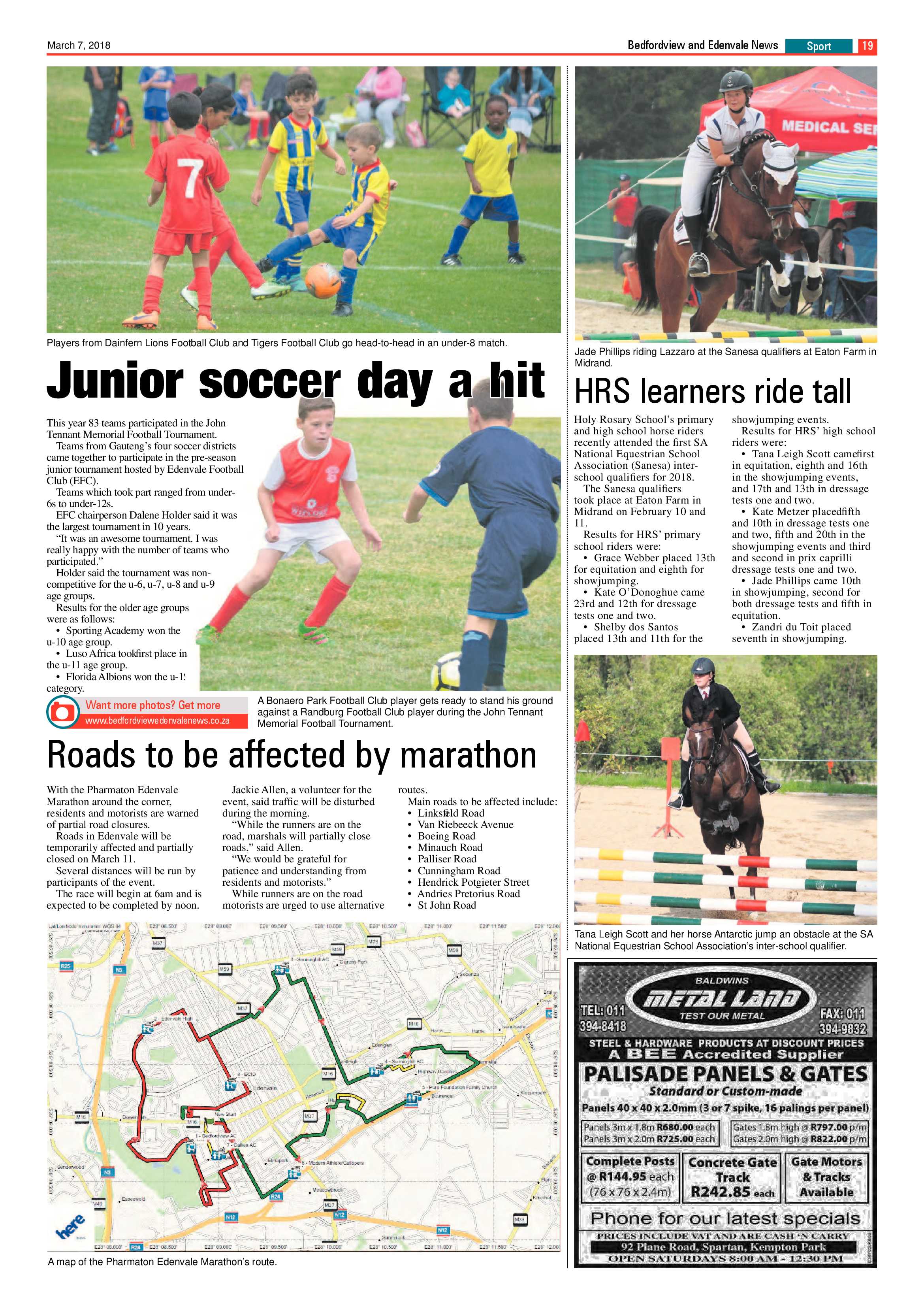 Bedfordview and Edenvale News 07 March 2018 page 19