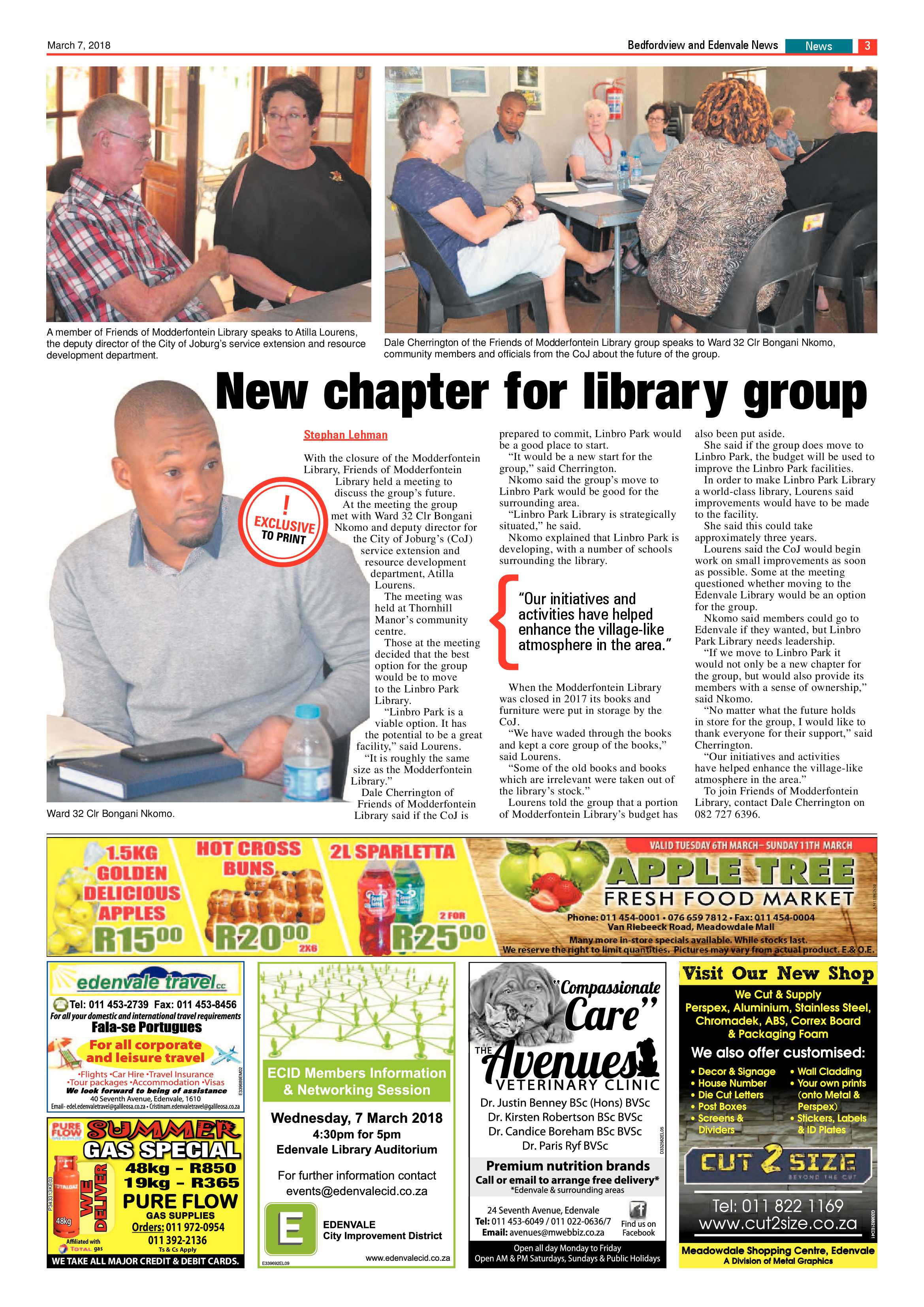 Bedfordview and Edenvale News 07 March 2018 page 3