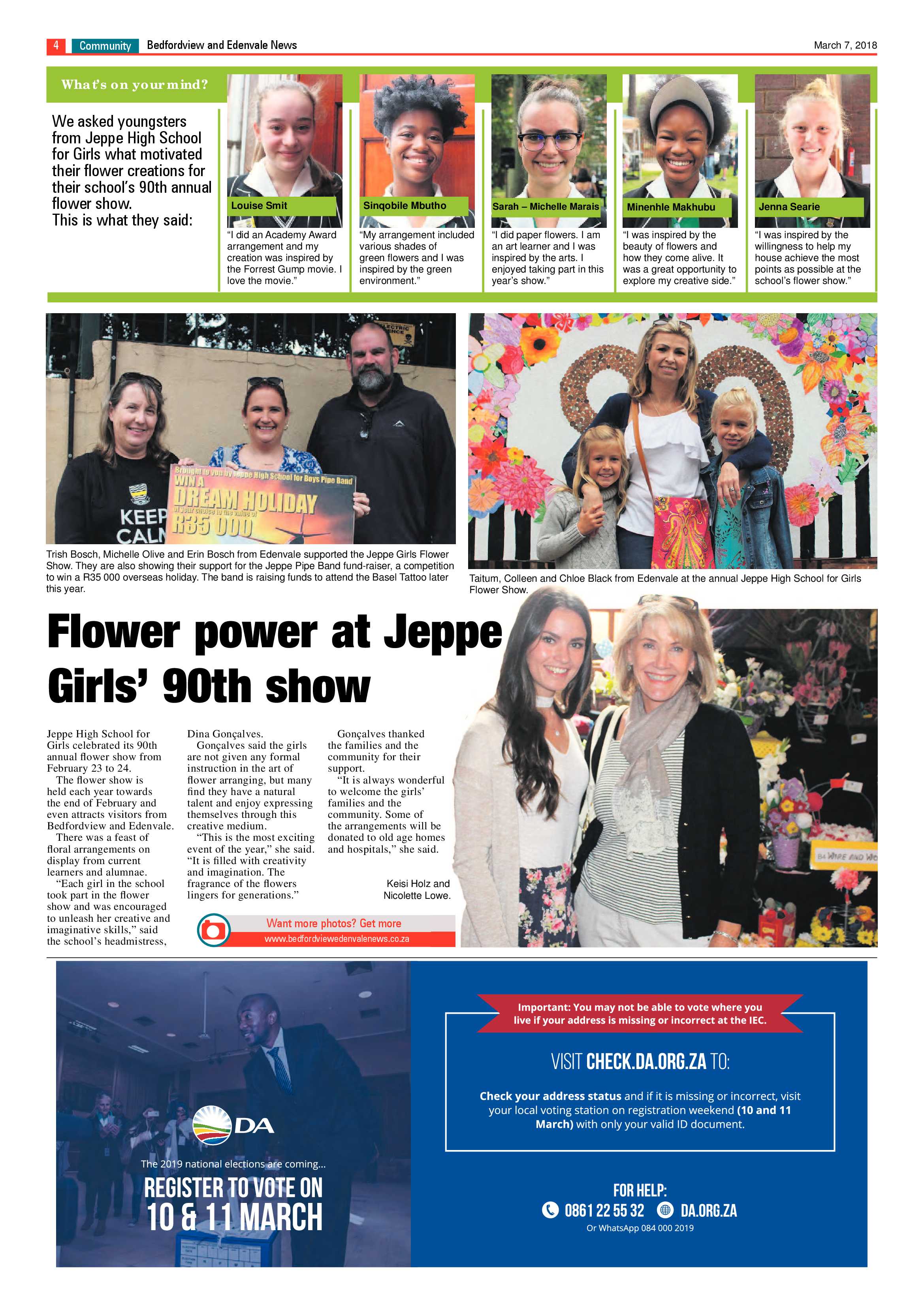 Bedfordview and Edenvale News 07 March 2018 page 4