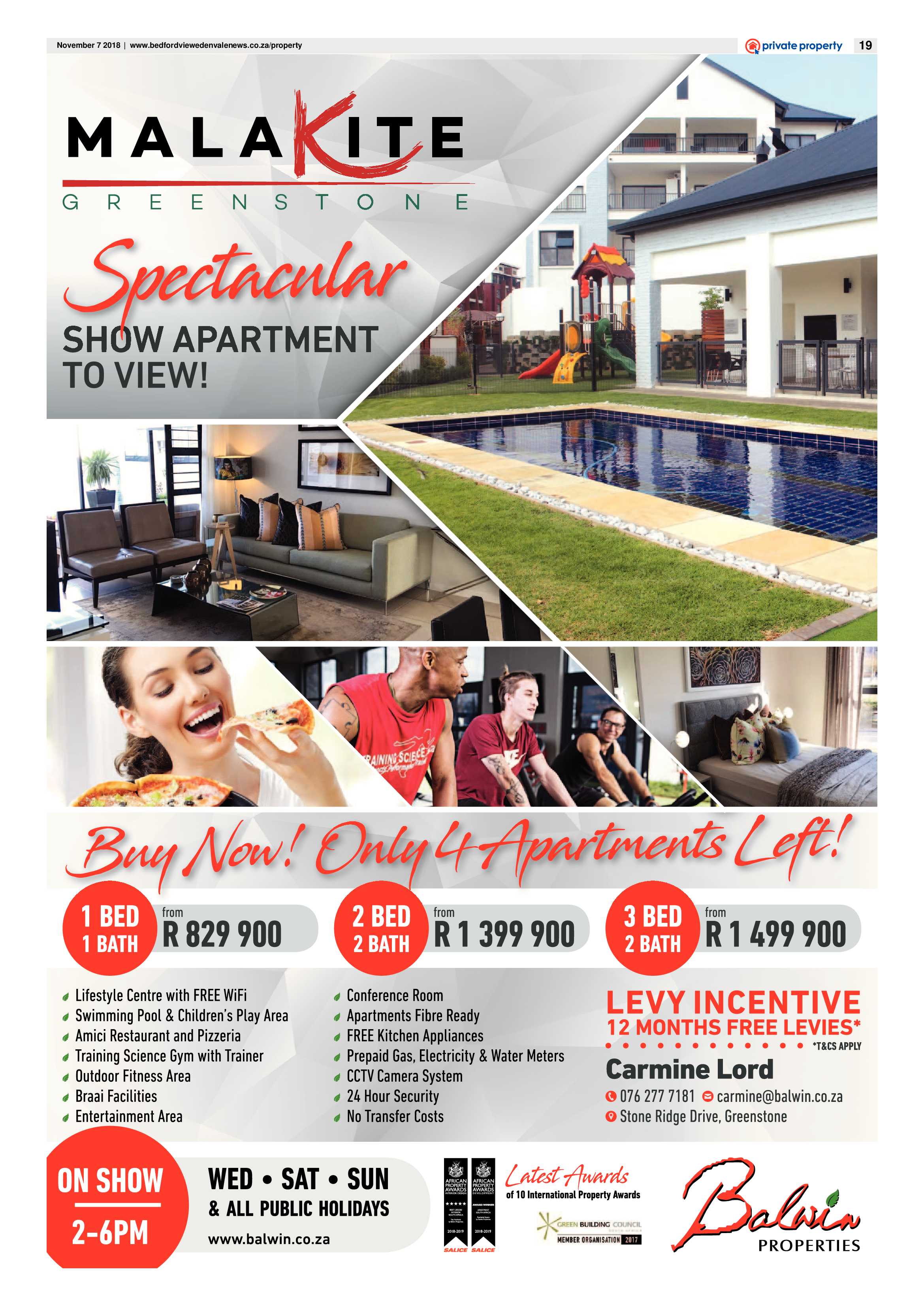 Bedfordview and Edenvale News 07 November 2018 page 19