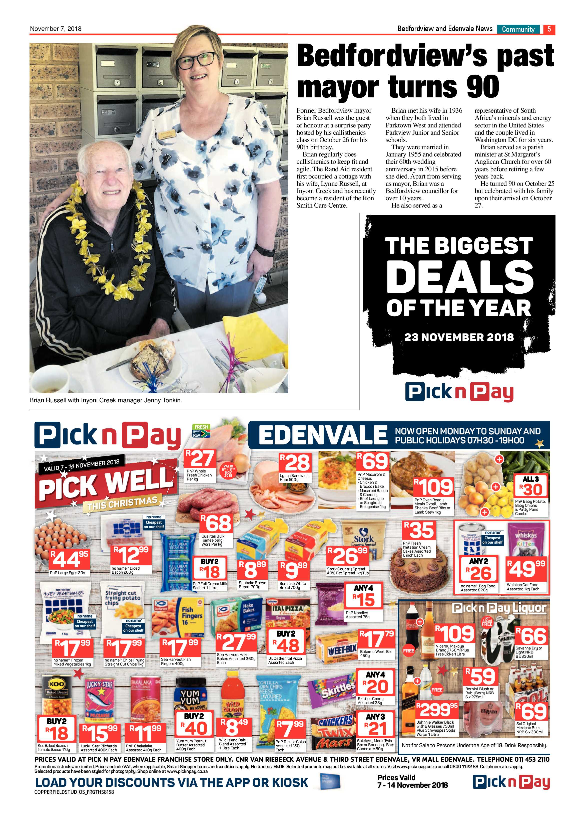 Bedfordview and Edenvale News 07 November 2018 page 5