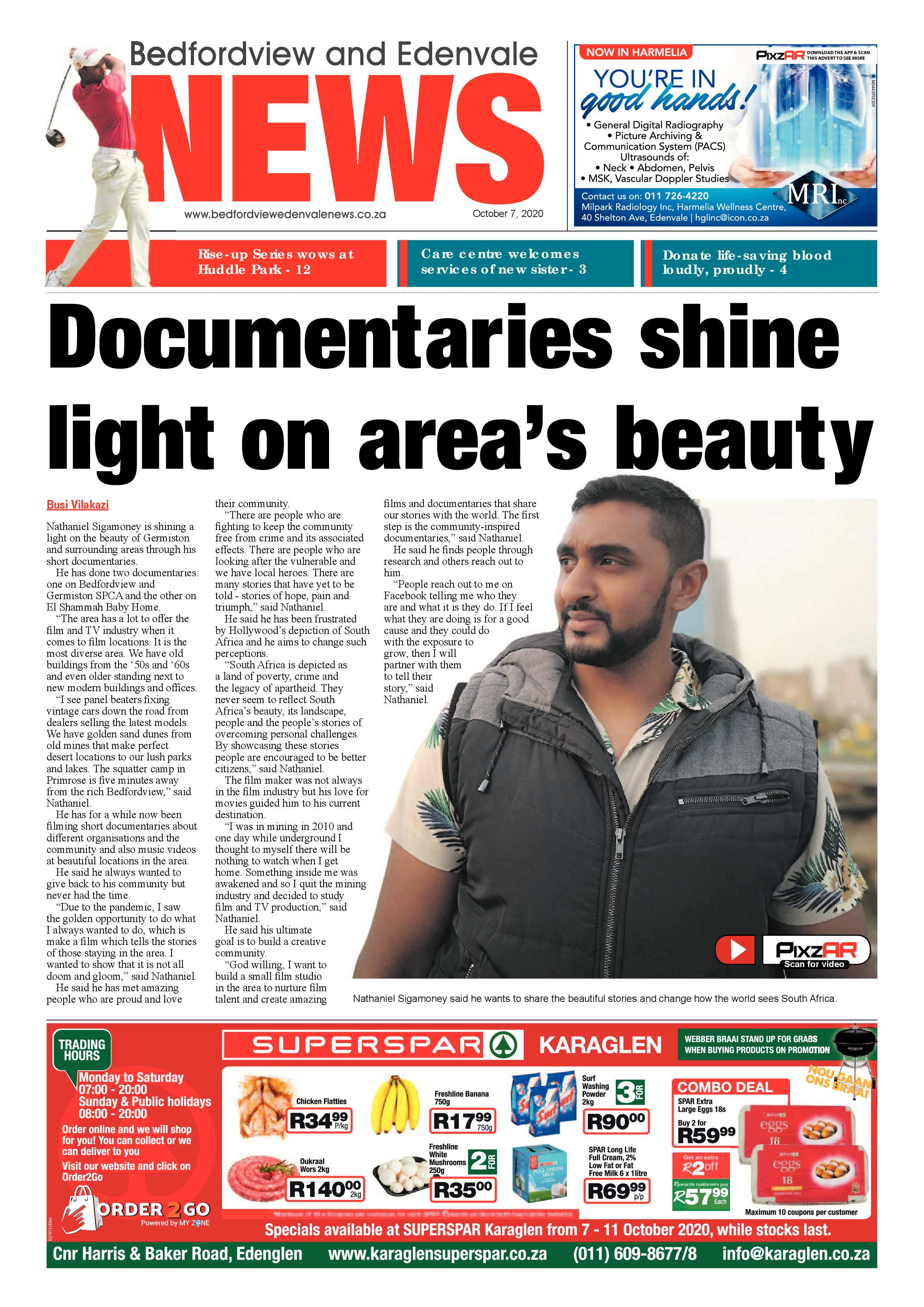 Bedfordview and Edenvale News 07 October 2020 page 1
