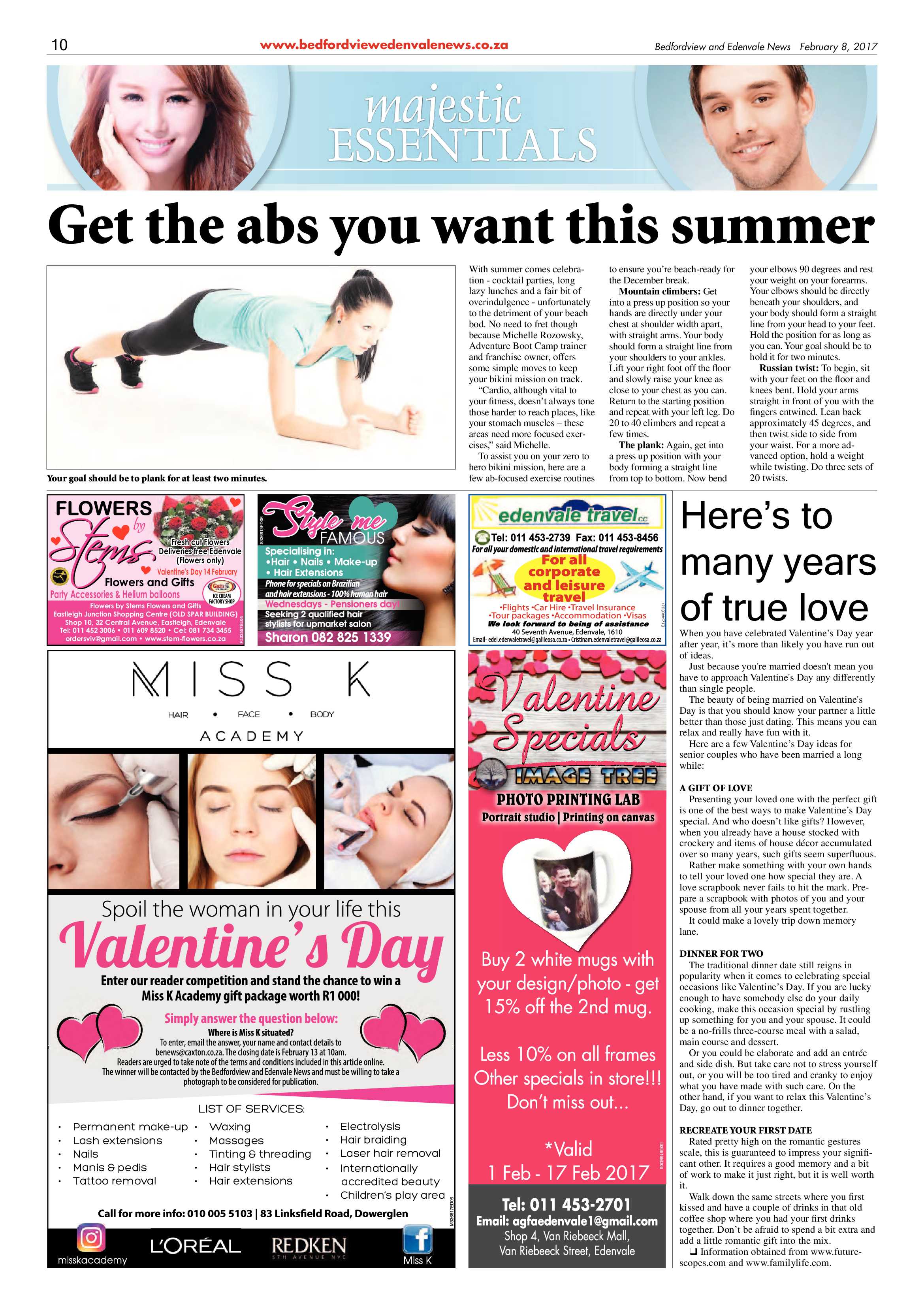 Bedfordview and Edenvale News 08 February 2017 page 10