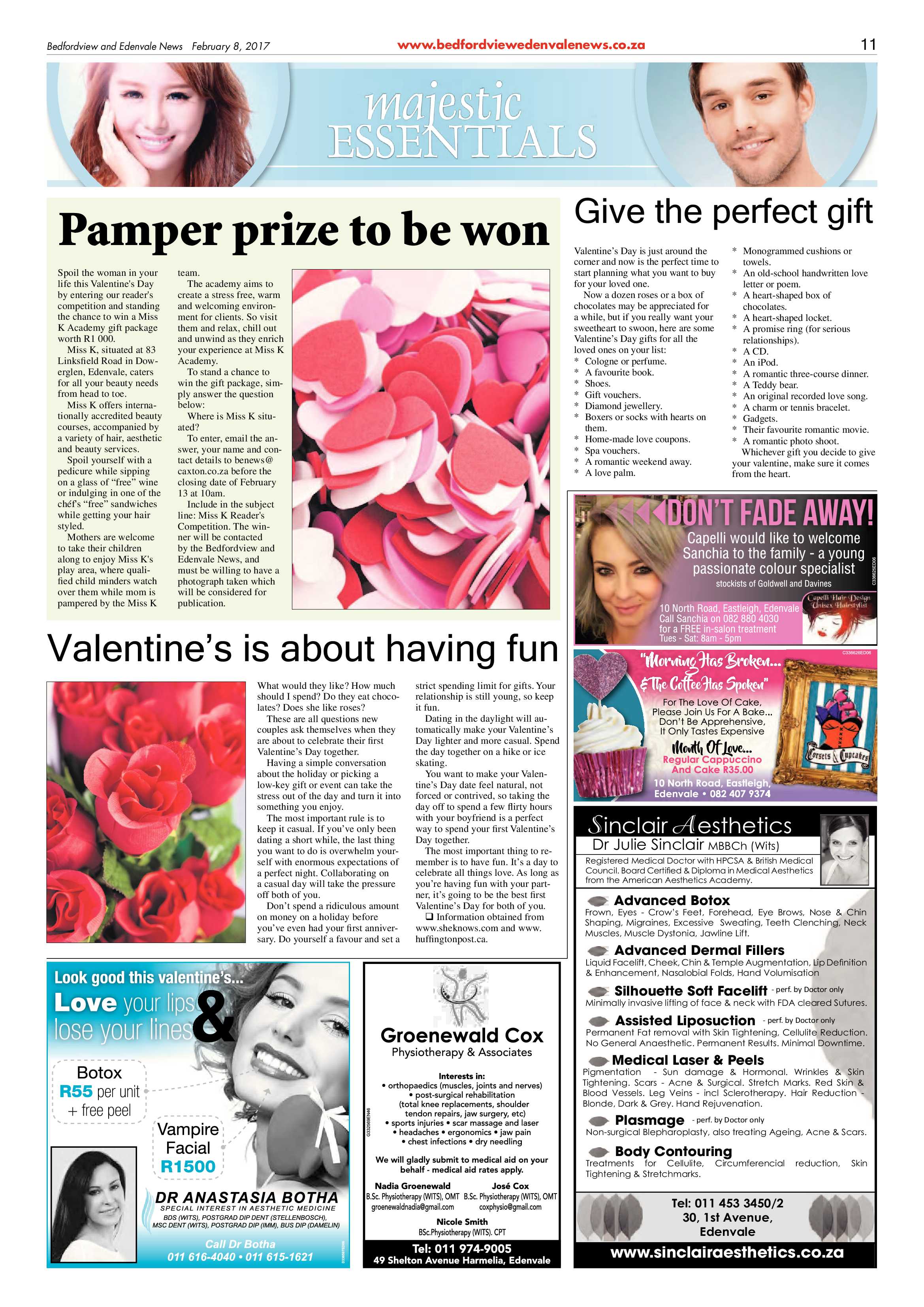 Bedfordview and Edenvale News 08 February 2017 page 11