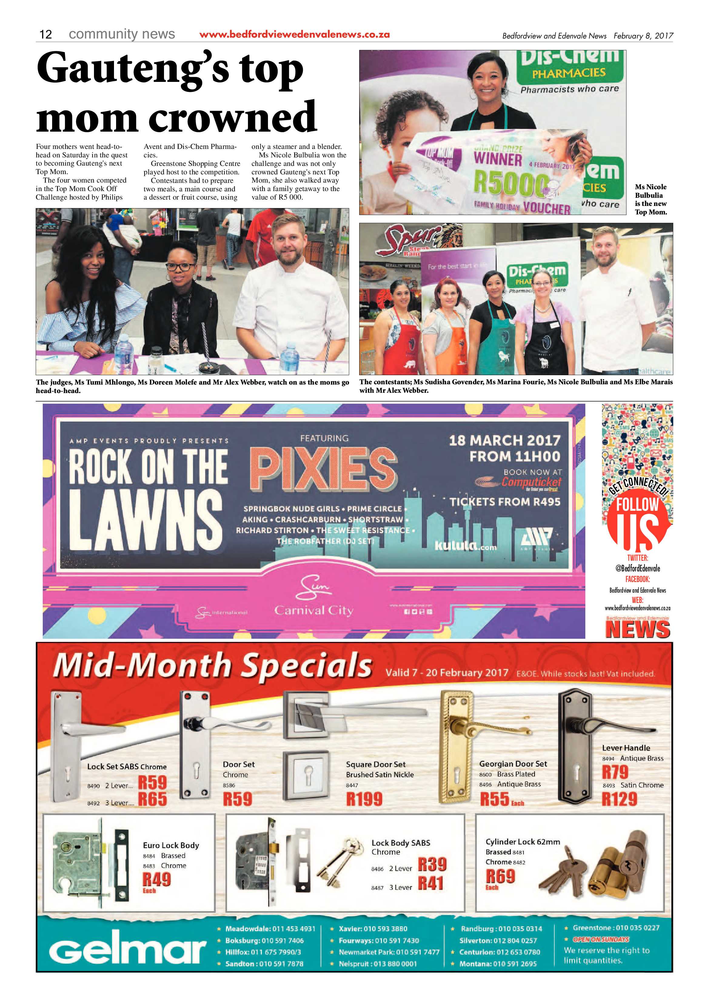 Bedfordview and Edenvale News 08 February 2017 page 12