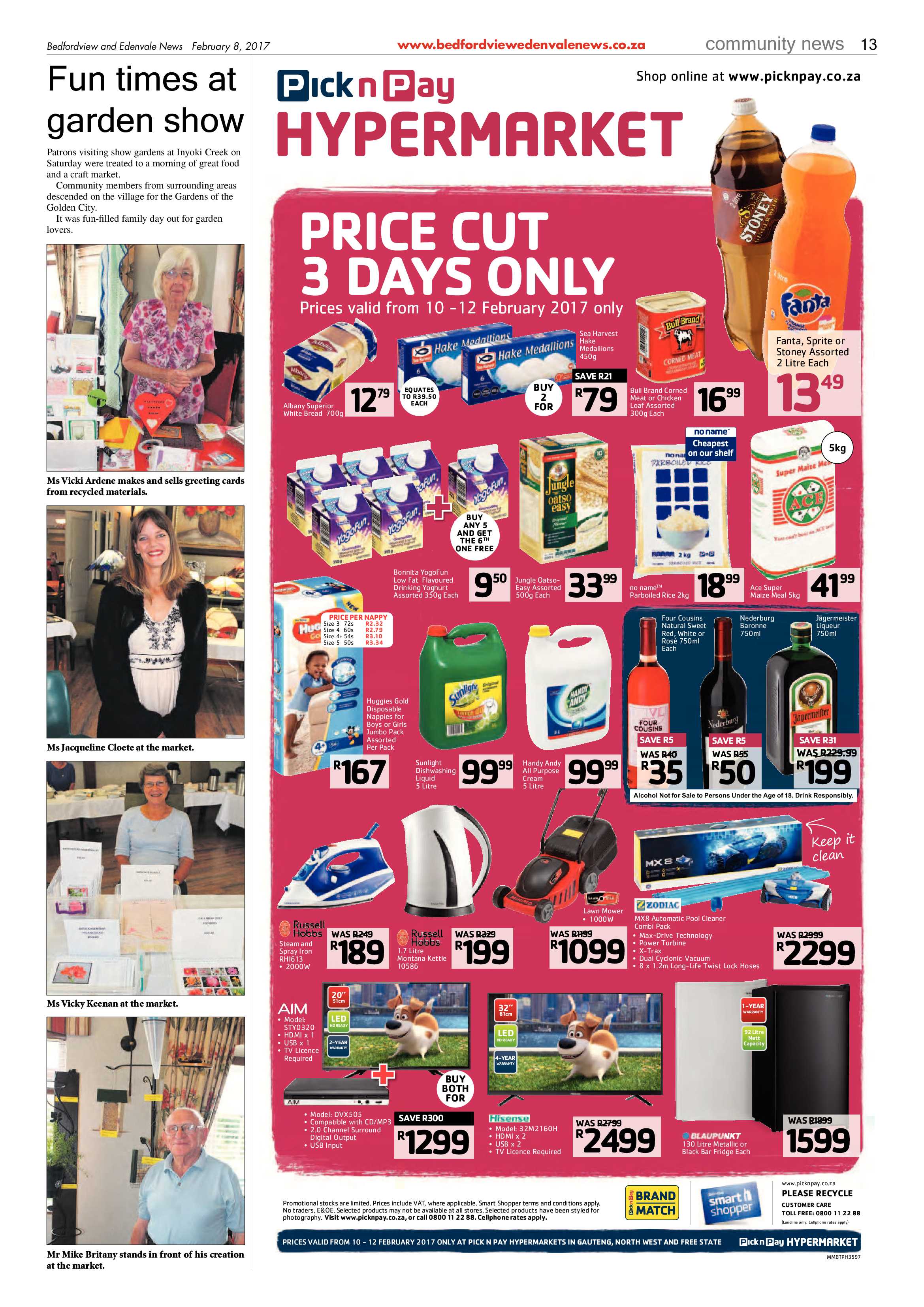Bedfordview and Edenvale News 08 February 2017 page 13