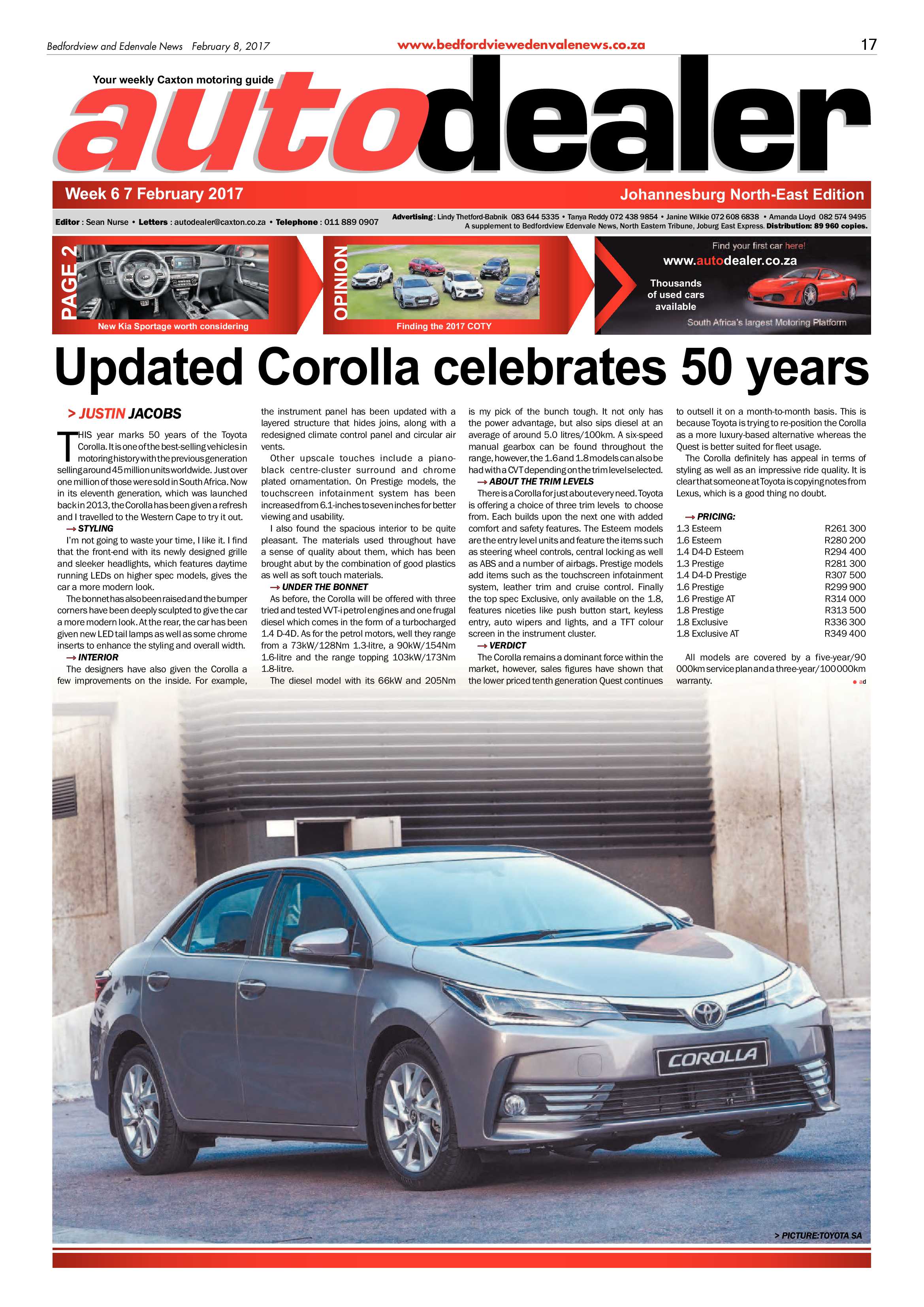 Bedfordview and Edenvale News 08 February 2017 page 17