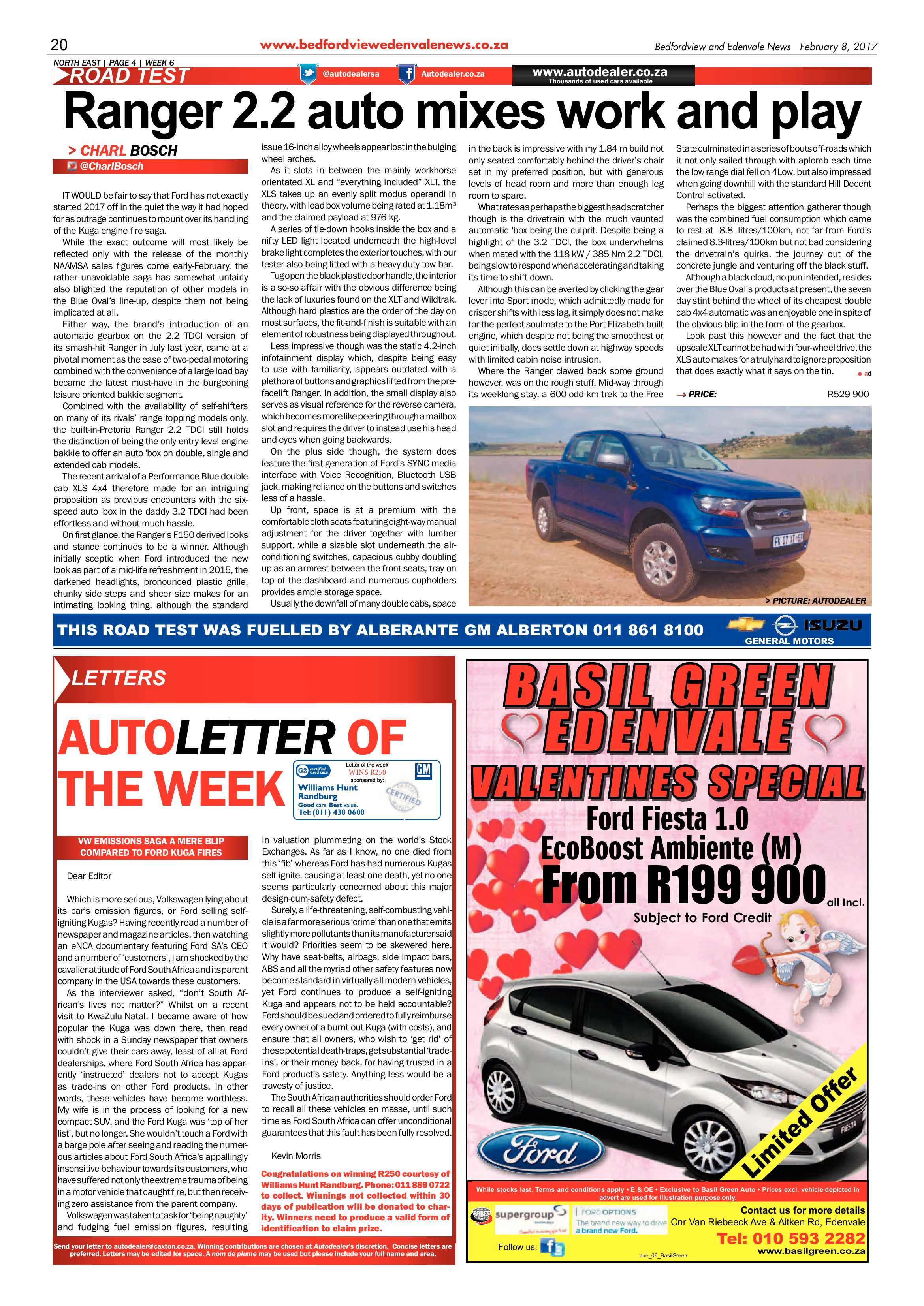 Bedfordview and Edenvale News 08 February 2017 page 20
