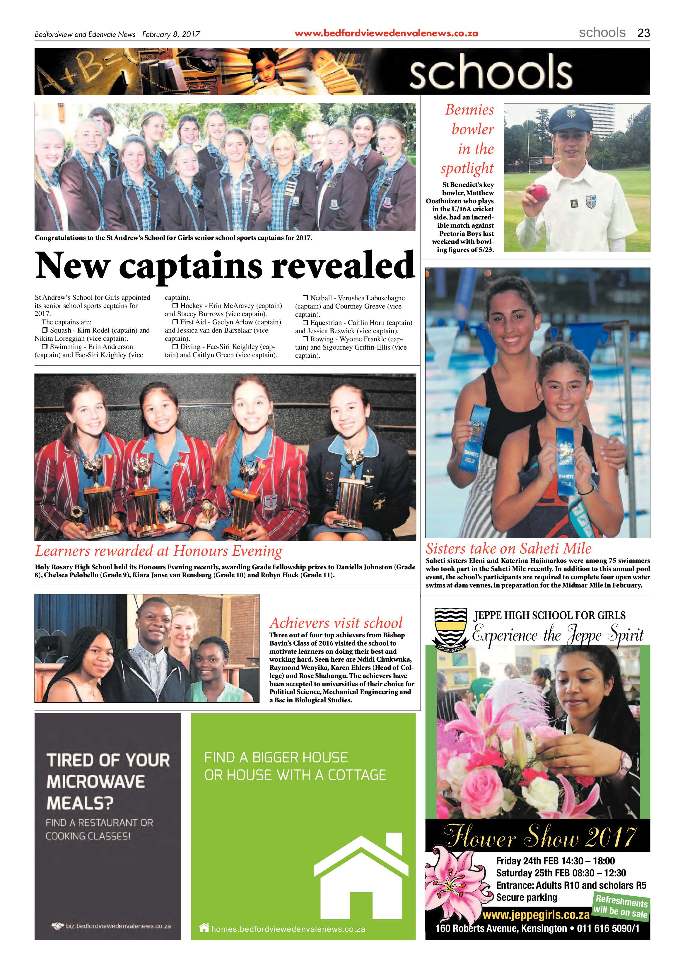 Bedfordview and Edenvale News 08 February 2017 page 23