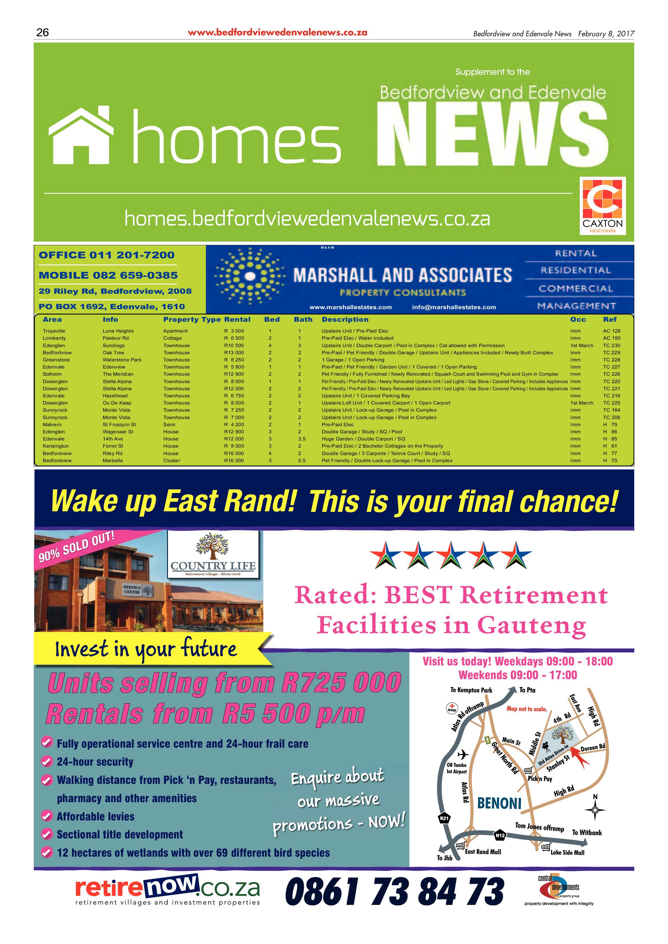 Bedfordview and Edenvale News 08 February 2017 page 26