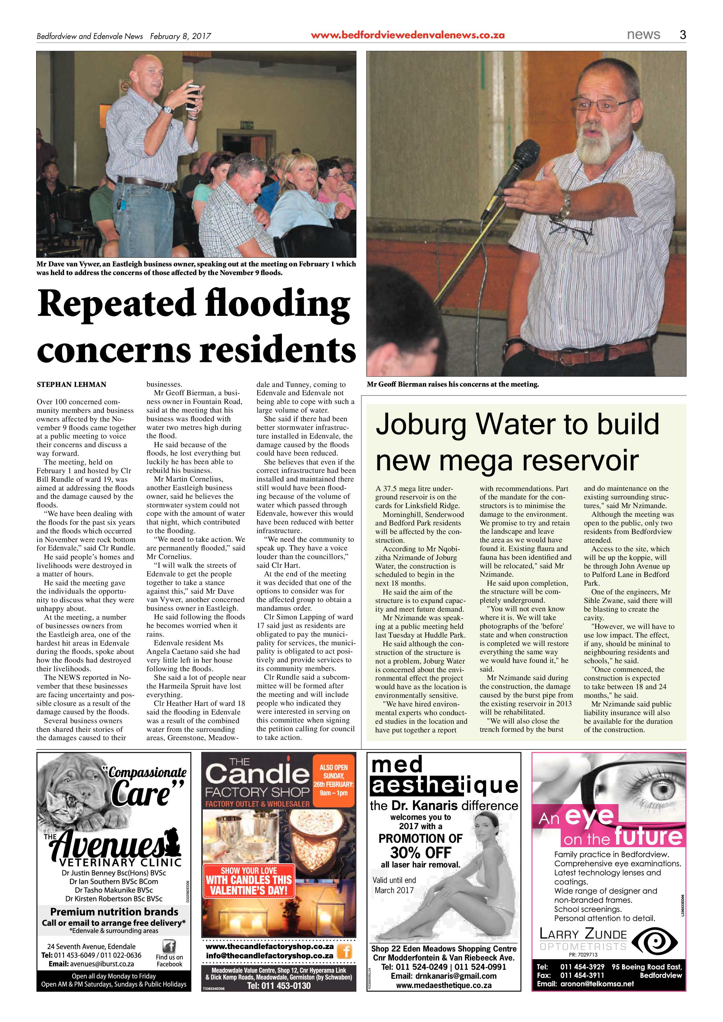 Bedfordview and Edenvale News 08 February 2017 page 3