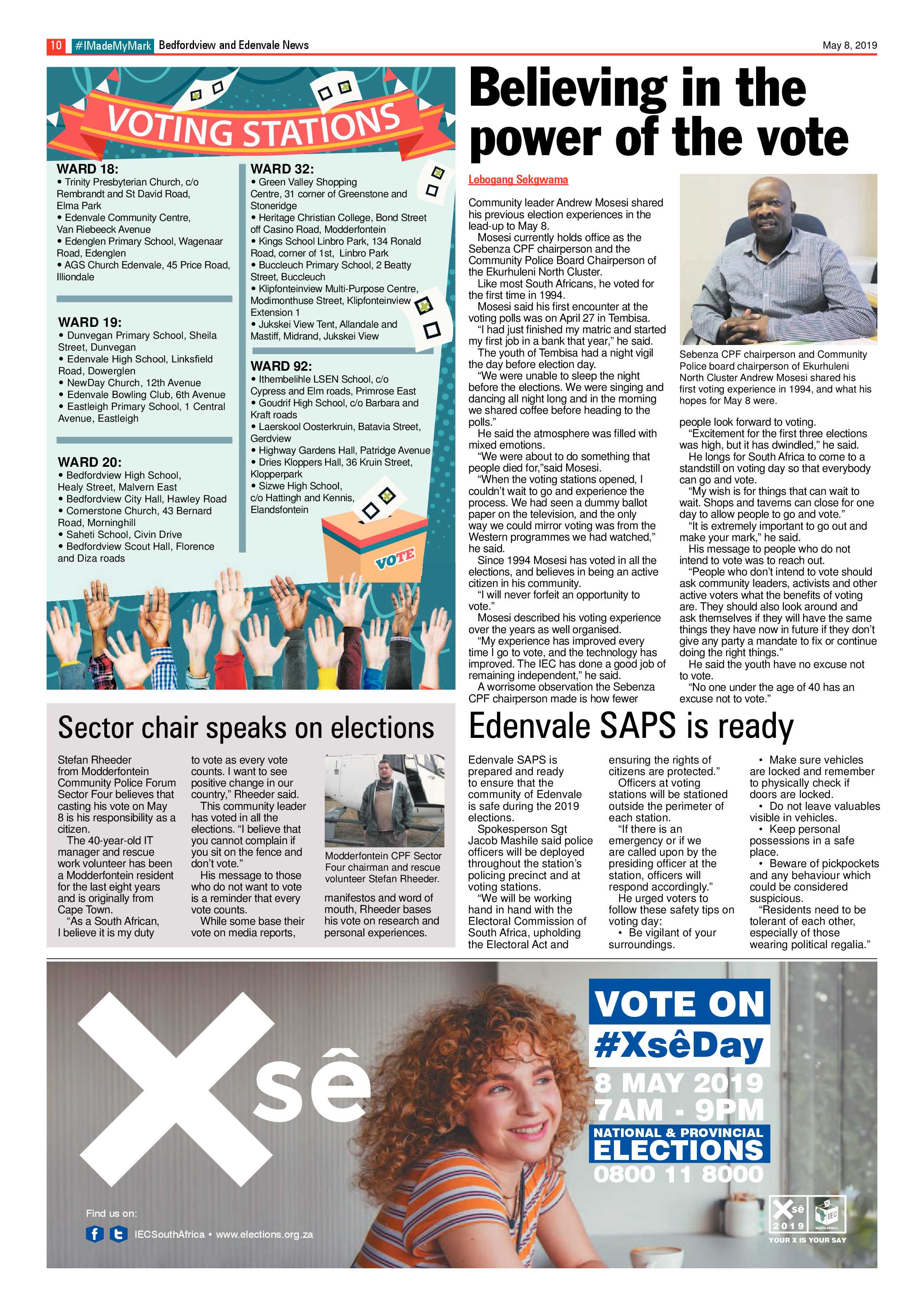 Bedfordview and Edenvale News 08 May 2019 page 10