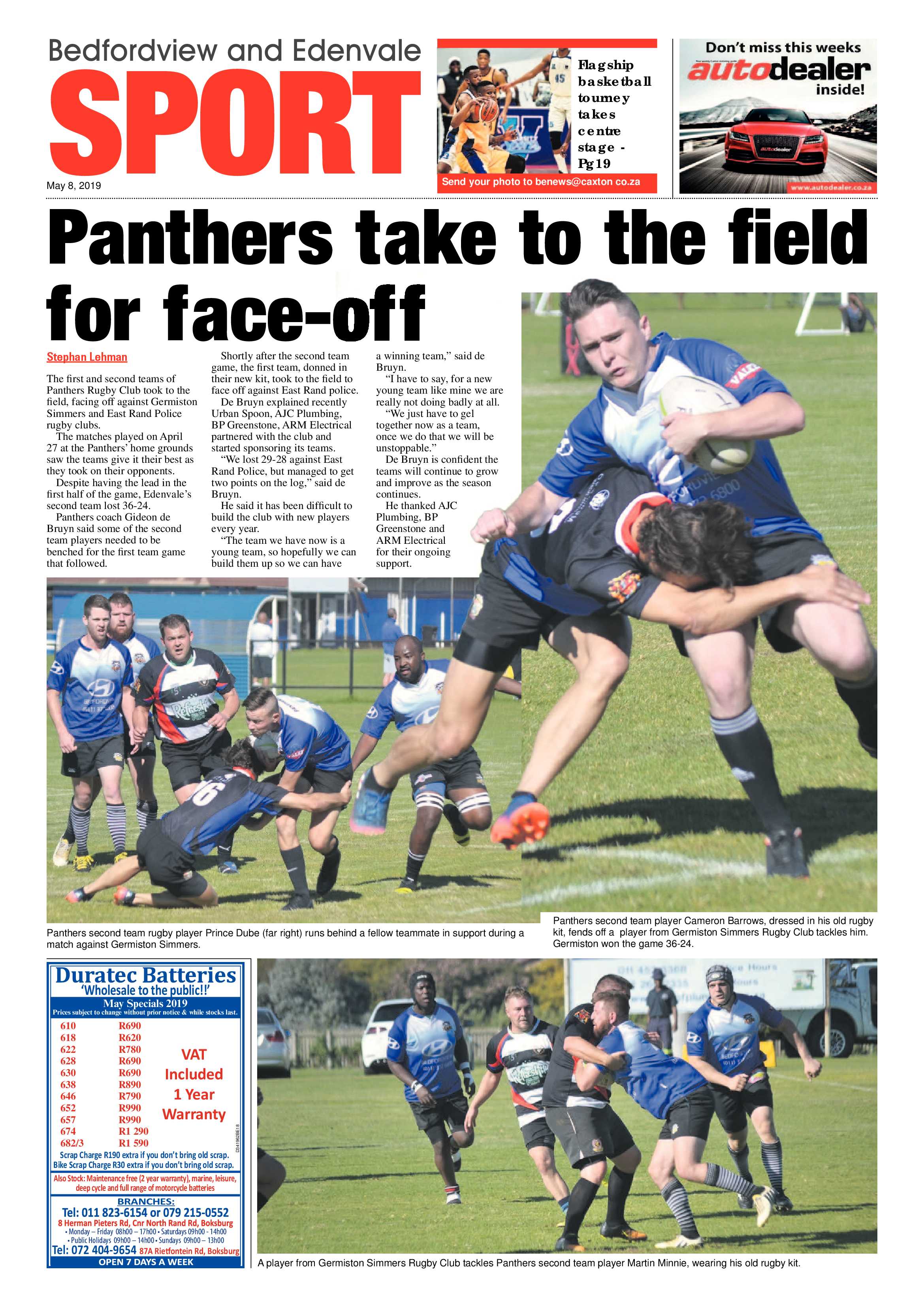 Bedfordview and Edenvale News 08 May 2019 page 20