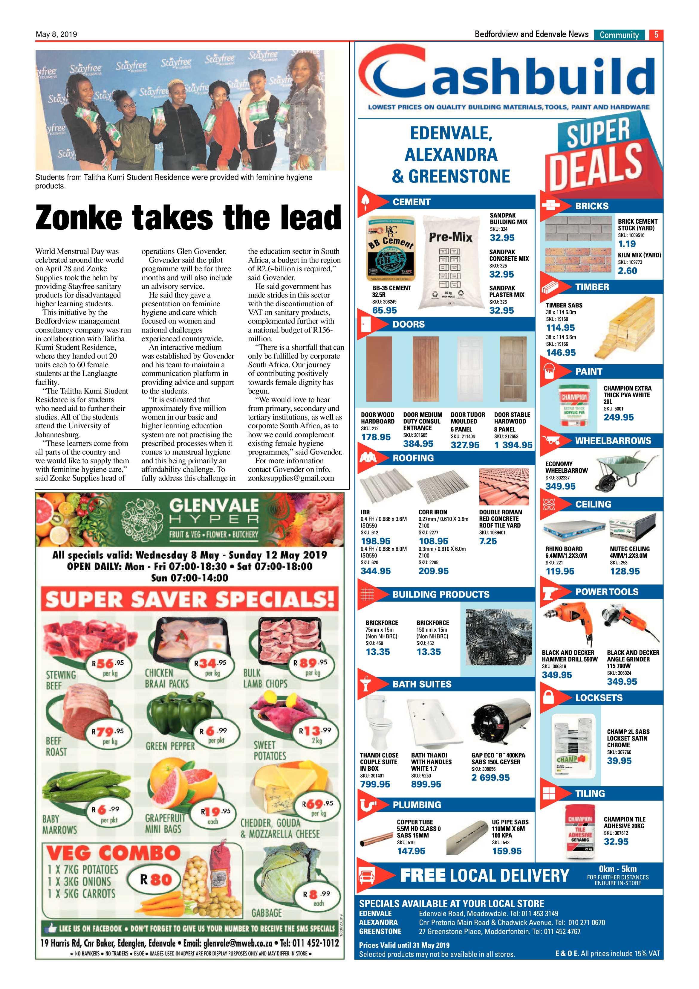 Bedfordview and Edenvale News 08 May 2019 page 5
