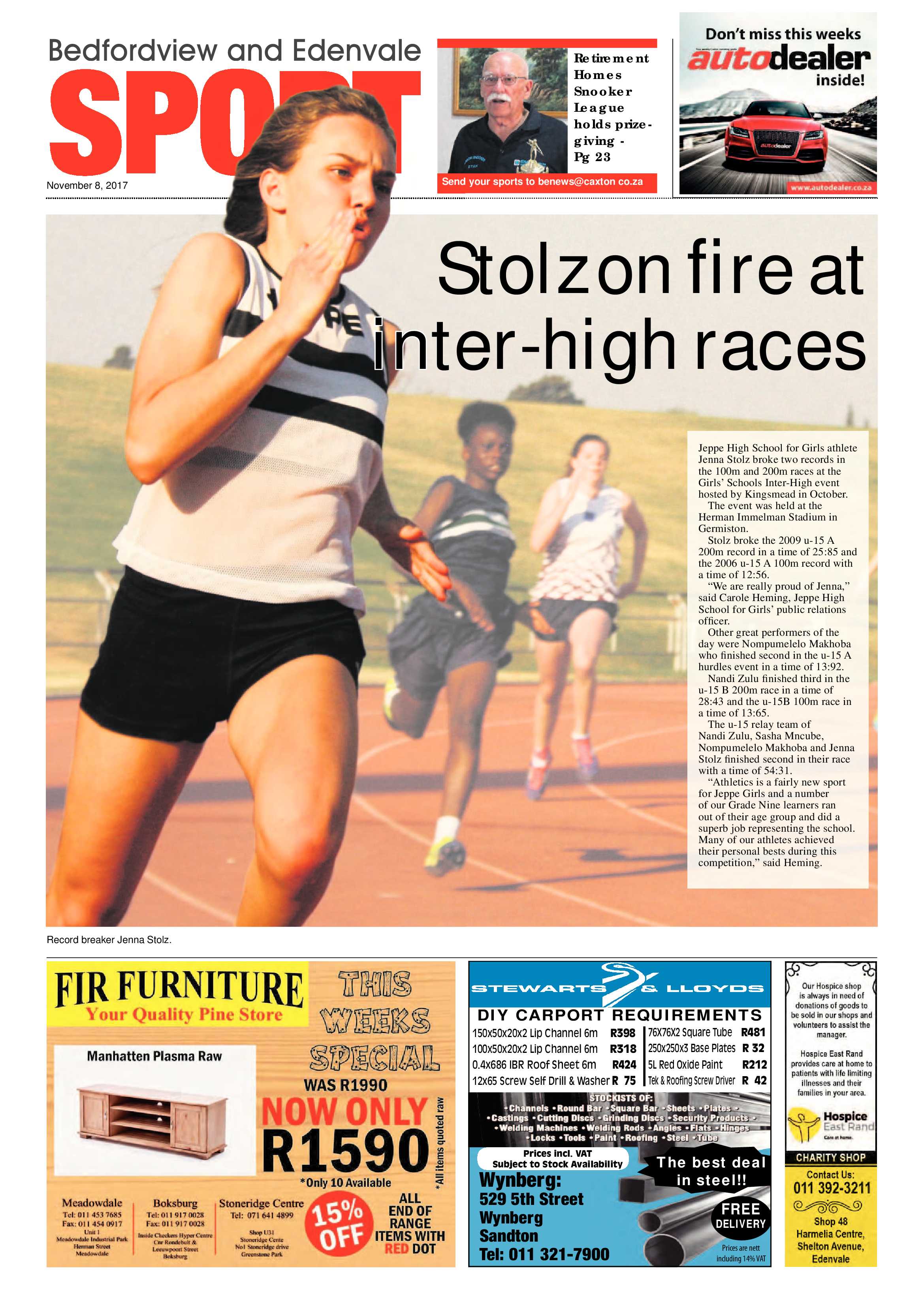 Bedfordview and Edenvale News 08 November 2017 page 24