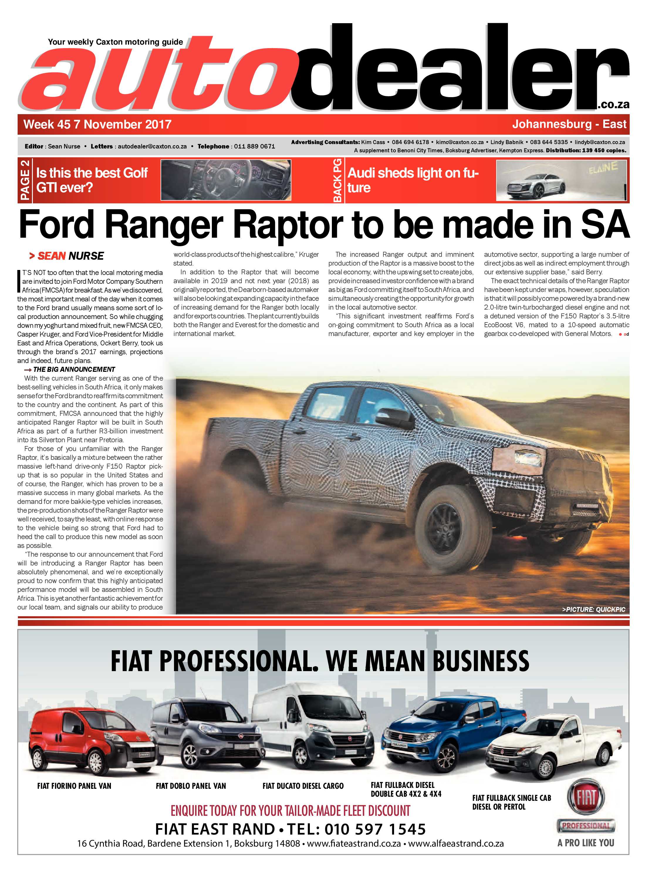Bedfordview and Edenvale News 08 November 2017 page 25