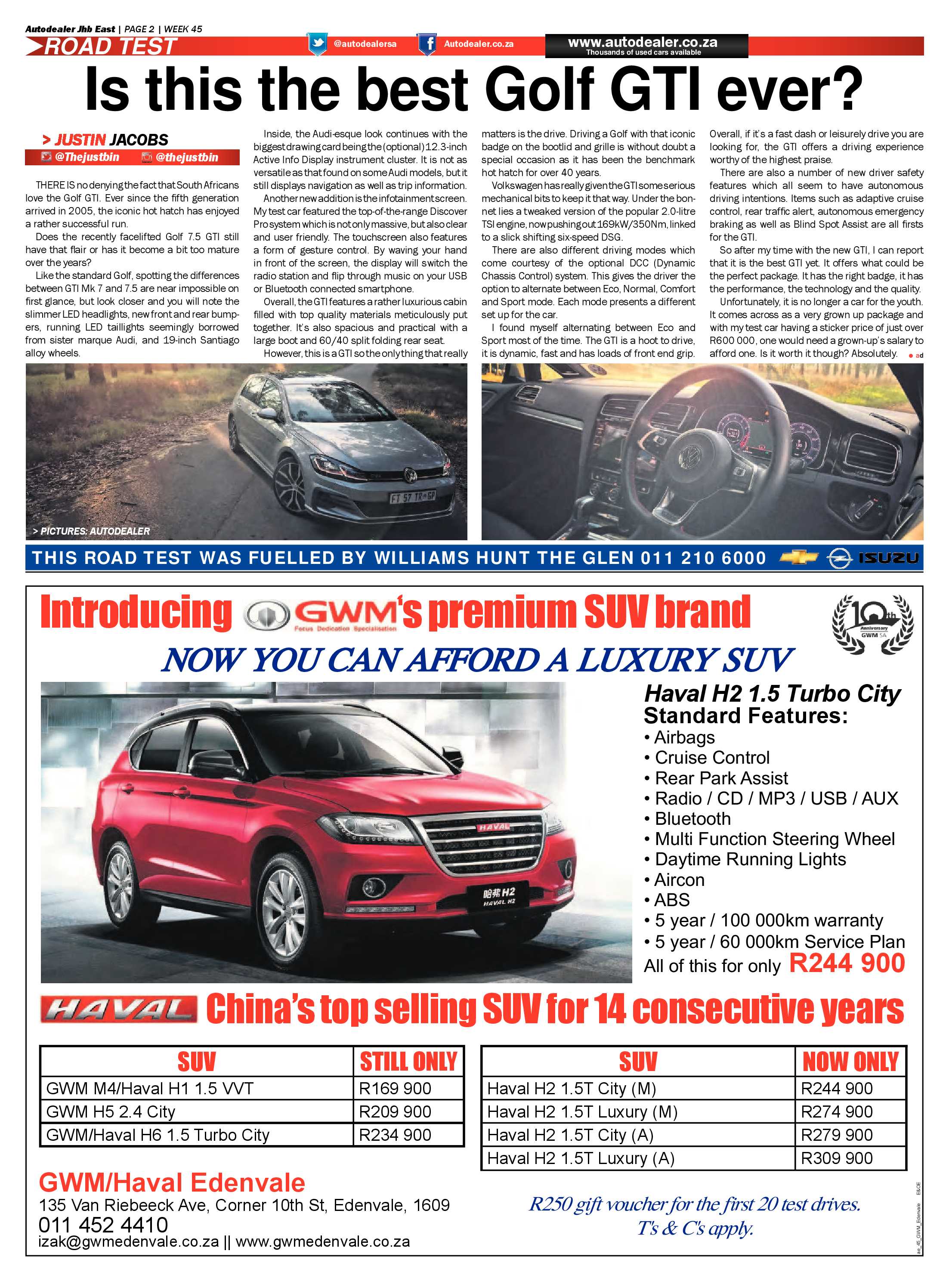 Bedfordview and Edenvale News 08 November 2017 page 26