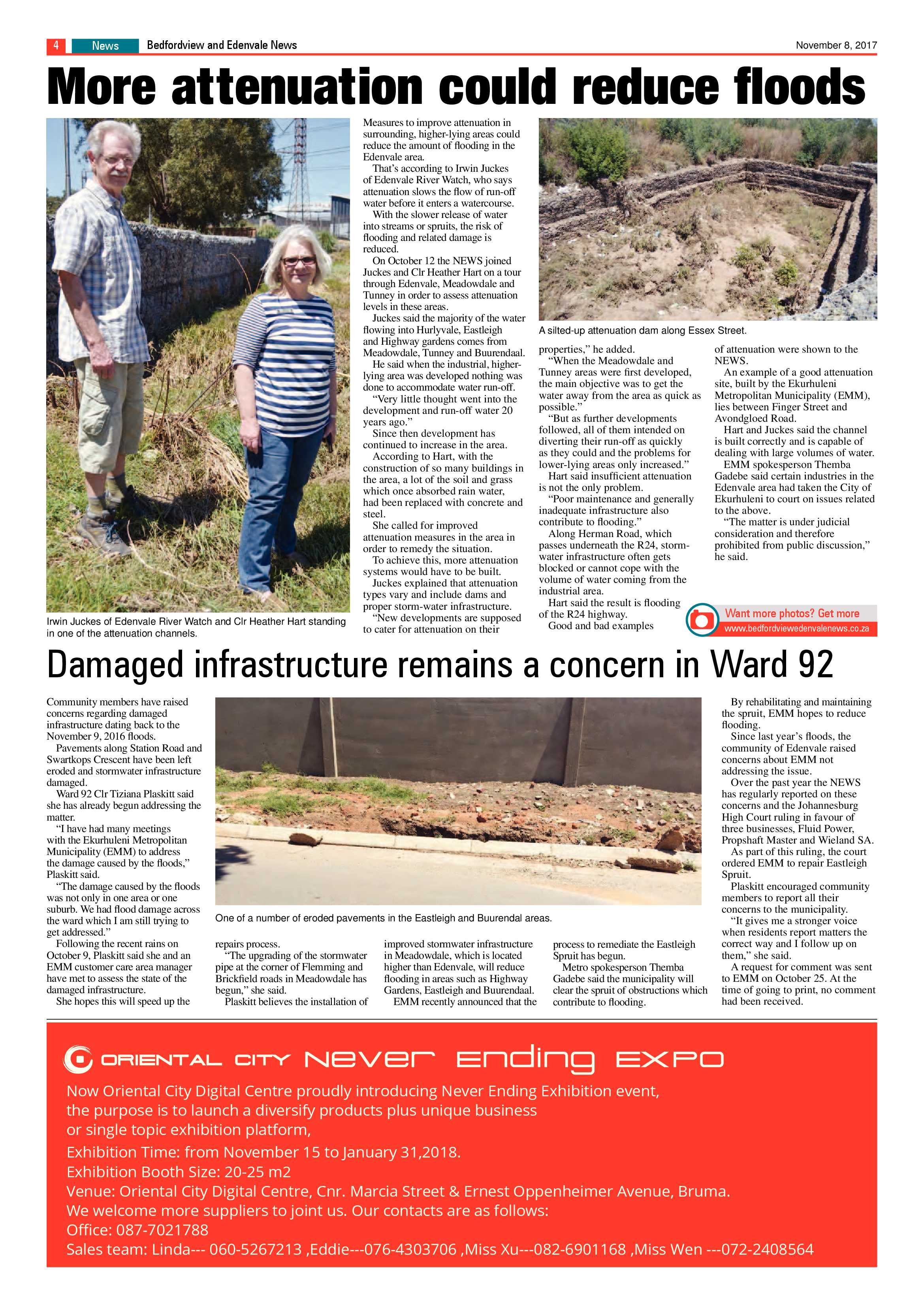 Bedfordview and Edenvale News 08 November 2017 page 4
