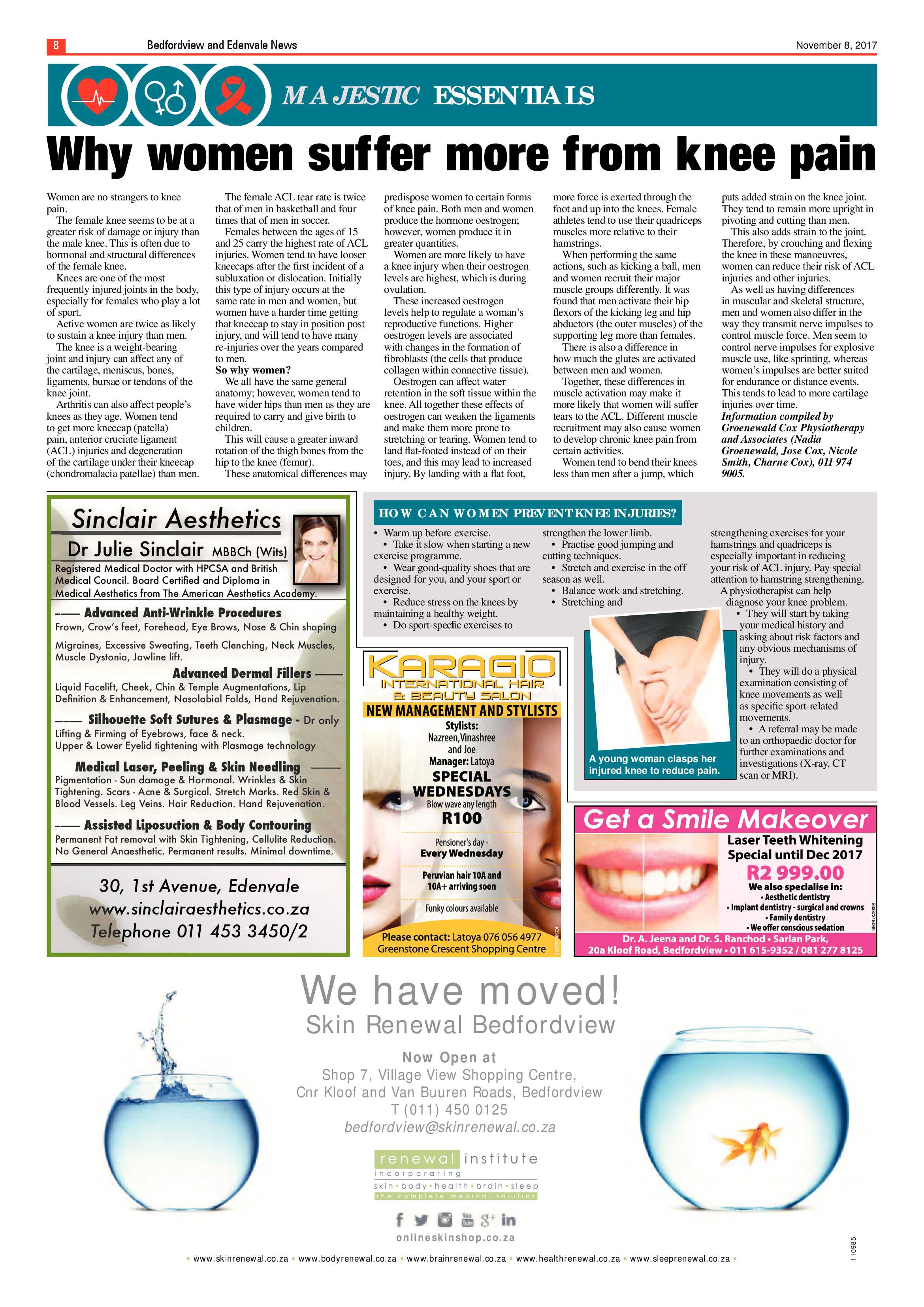 Bedfordview and Edenvale News 08 November 2017 page 8